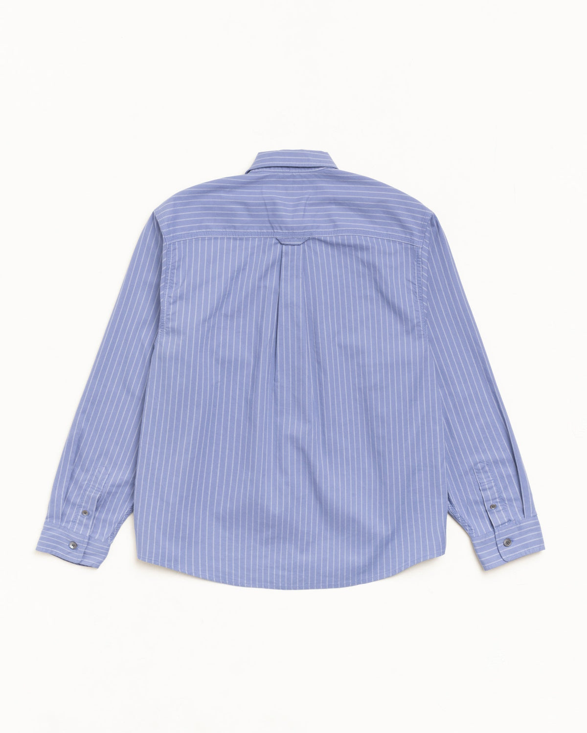 Stüssy Oxford LS Shirt unisex long sleeve in blue stripe