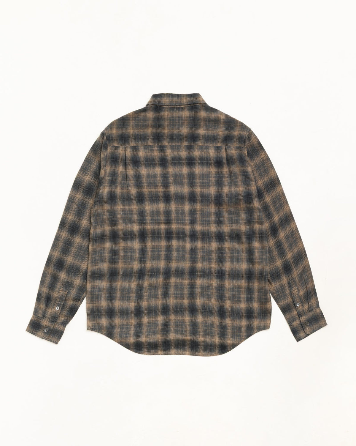 Matthew Plaid Shirt Sd Unisex Long Sleeve In Brown