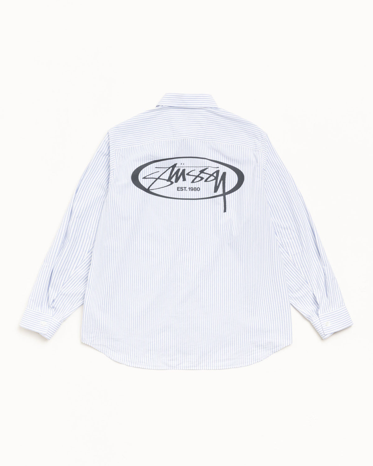 Standard Ls Shirt Logo Mens Long Sleeve In Blue Stripe