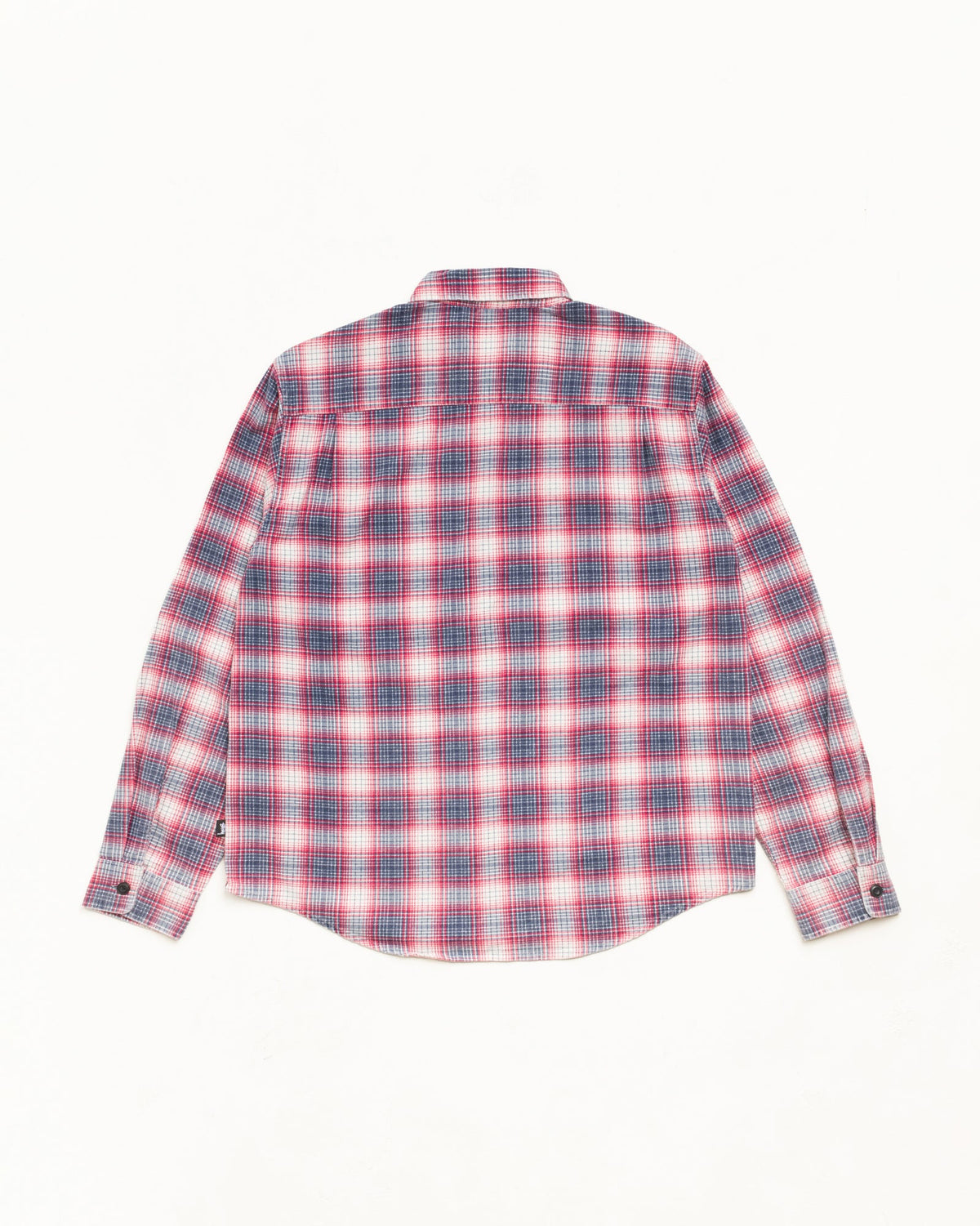 Dax Plaid Shirt Unisex Long Sleeve In Red