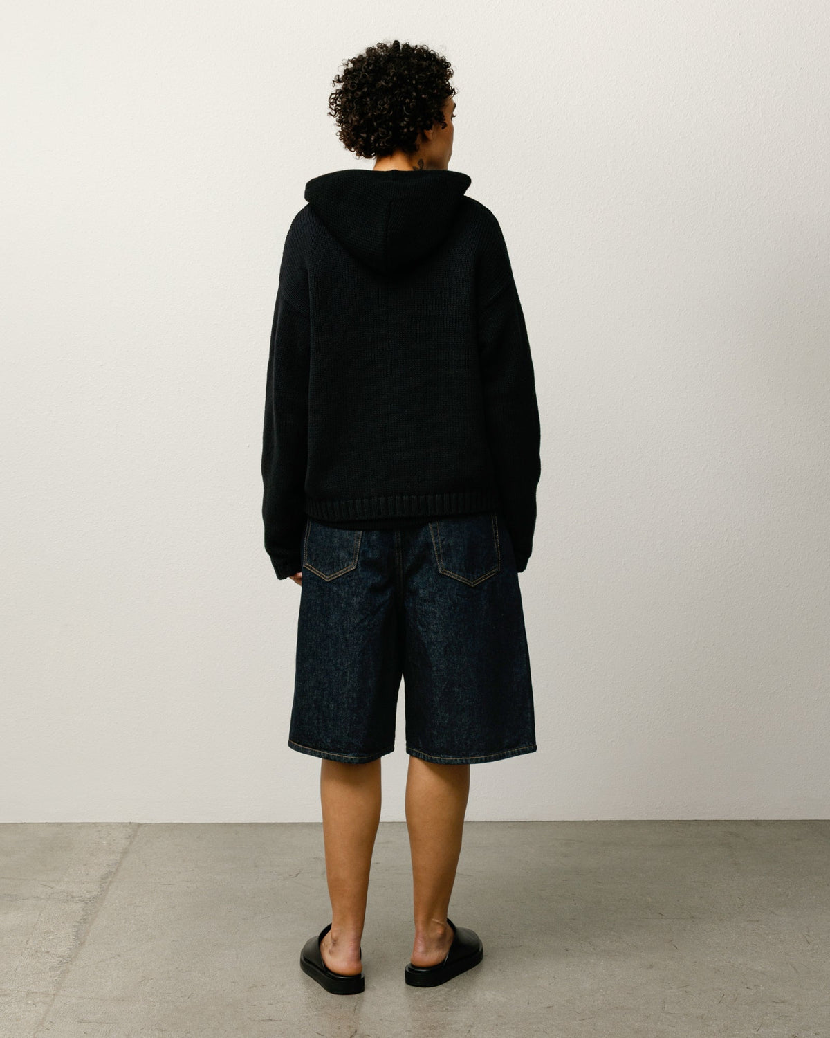 Big Ol Short Denim Mens Regular In Rinsed Indigo