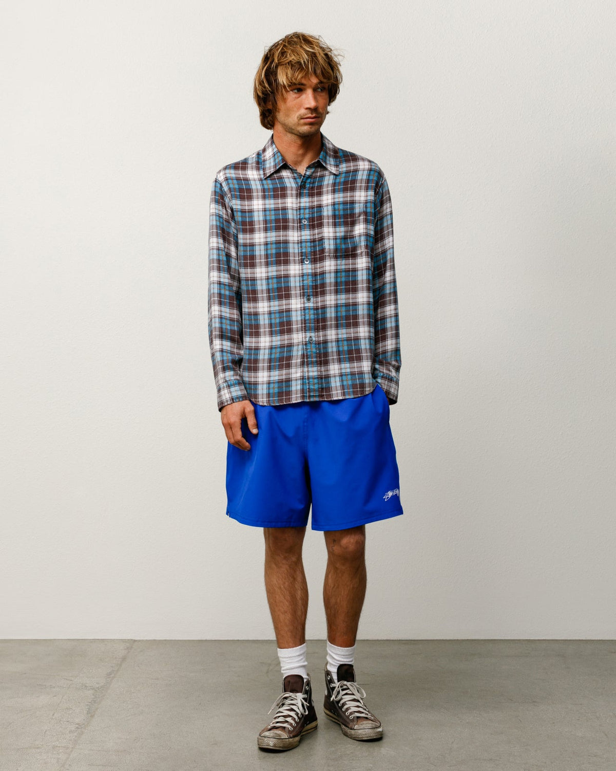 Sport Short Mens Regular In Blue