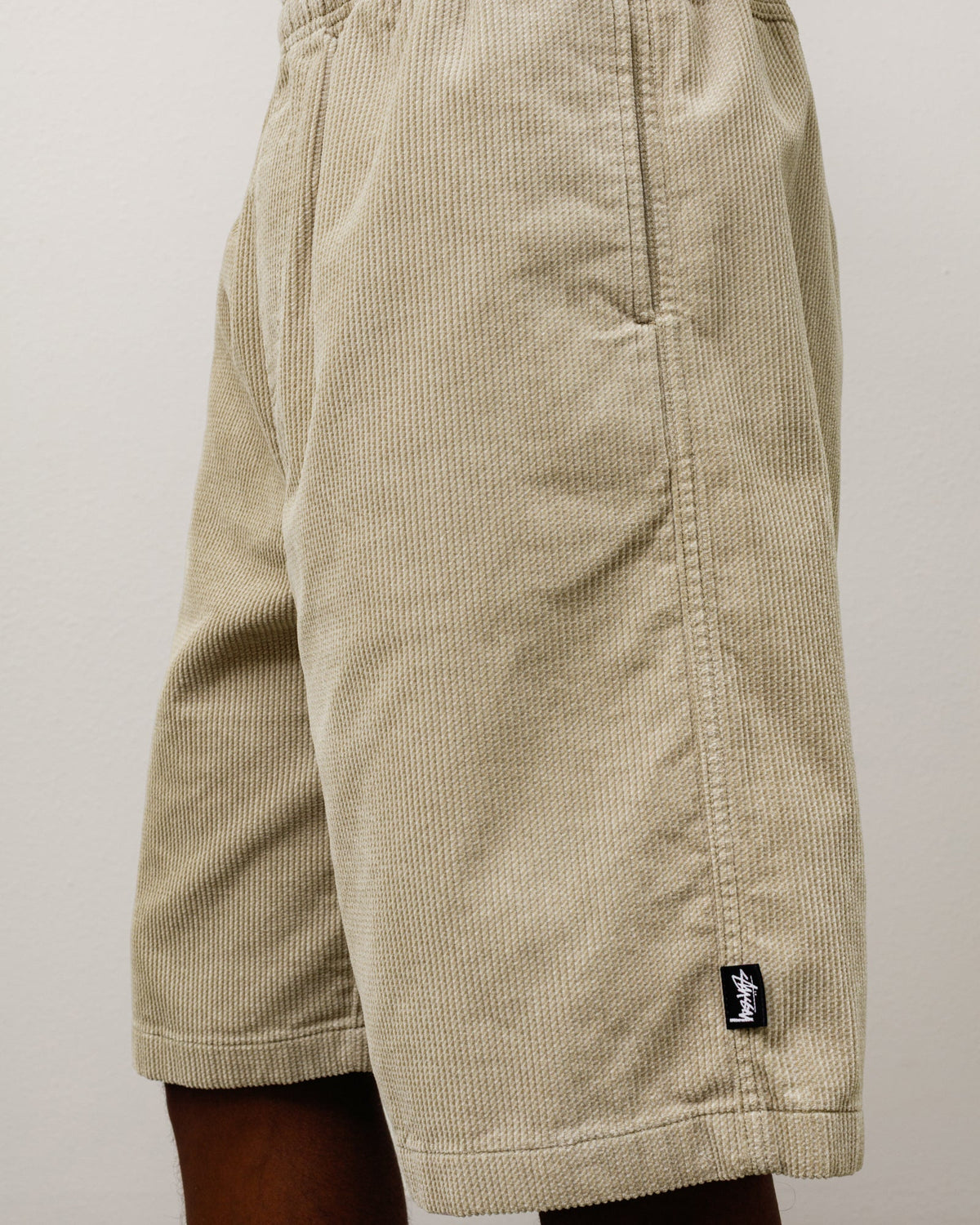 Baggy Beach Short Twill Cord Unisex Regular In Khaki