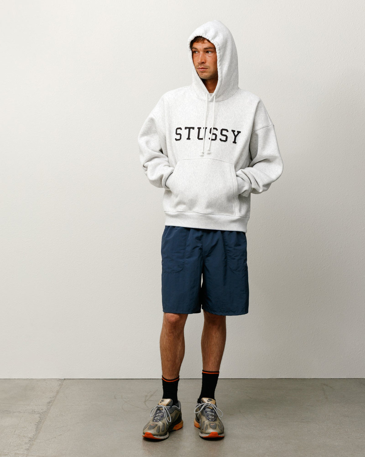 Water Short Stock Mens Regular In Navy