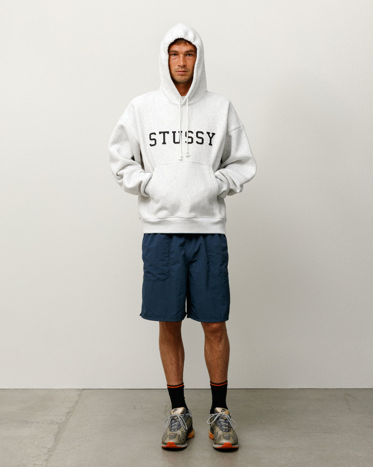 Water Short Stock Mens Regular In Navy