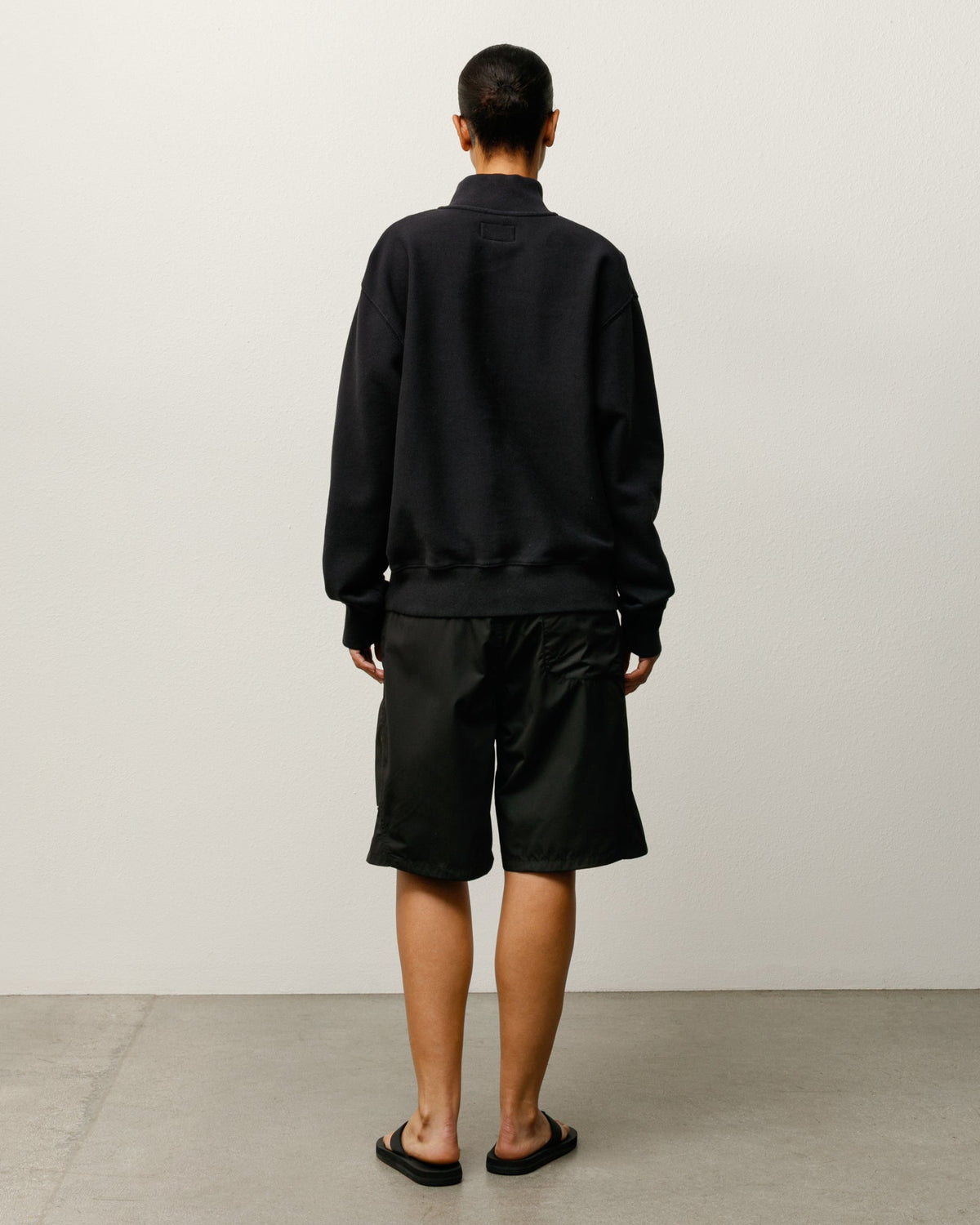 Curved Panel Board Short Bottoms in the color Black