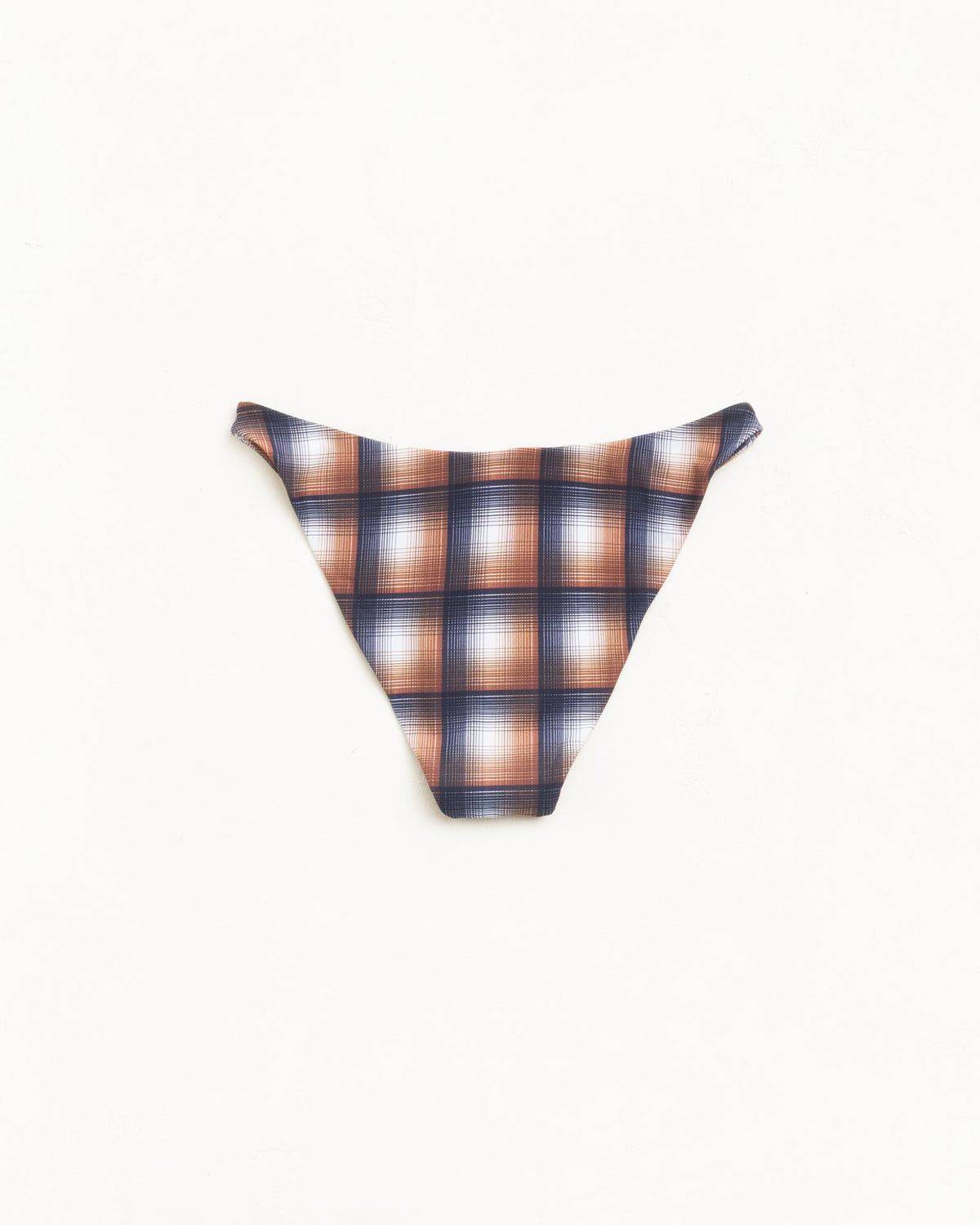 Bikini Bottom 2 Womens In Brown Plaid