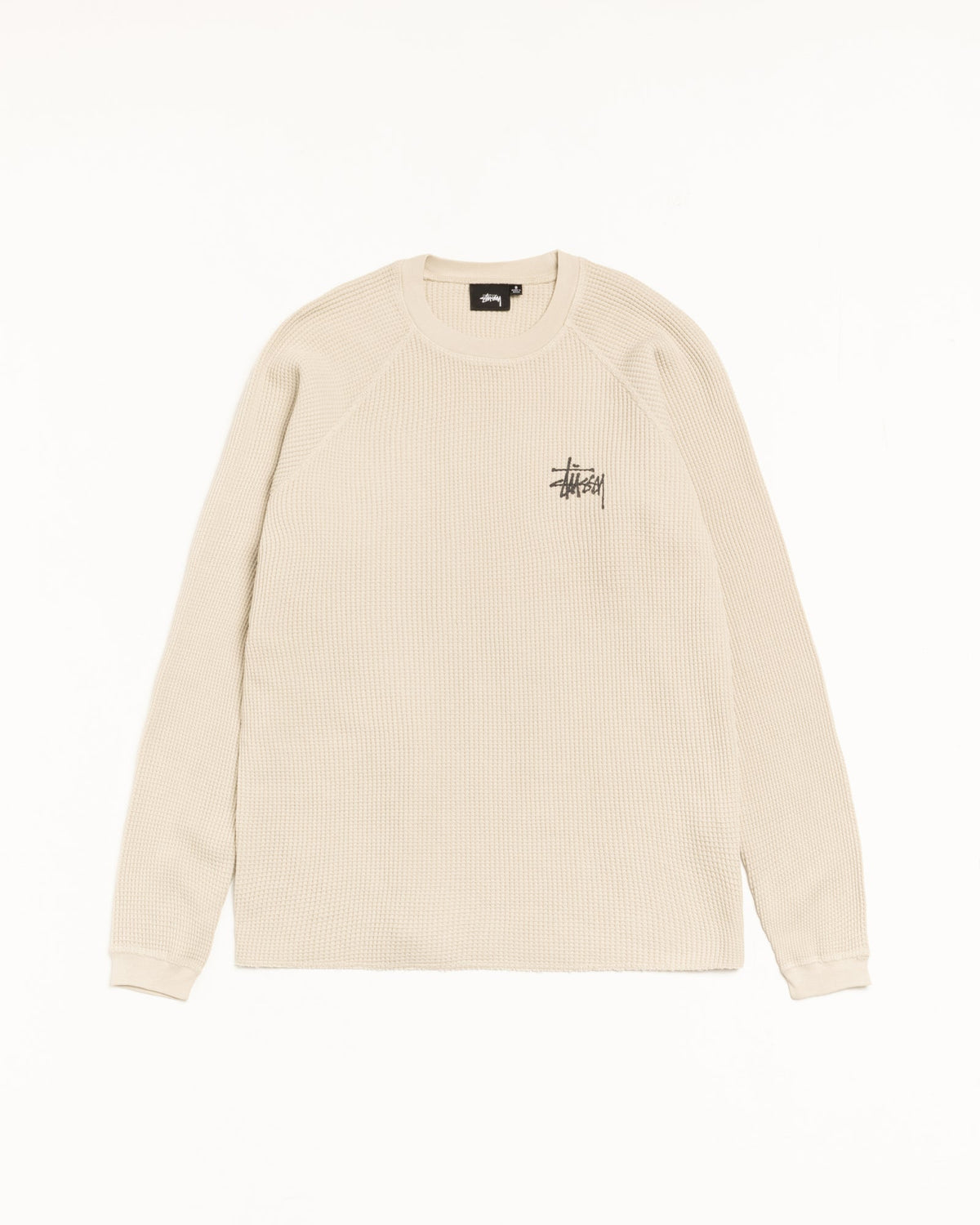 Basic Stüssy Thermal Knit in the color Bone