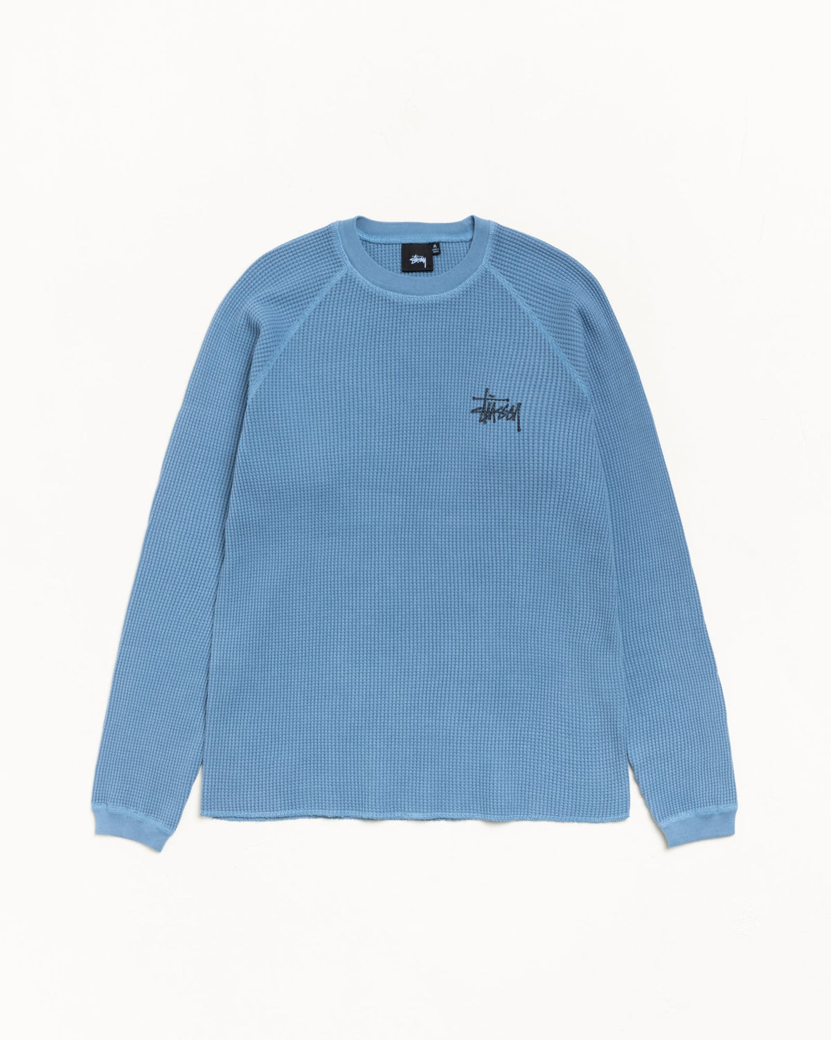 Basic Stüssy Thermal Knit in Dust Blue