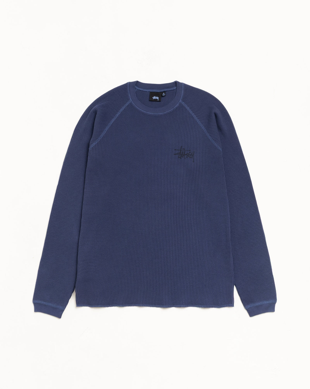 Basic Stüssy Thermal Knit in Navy