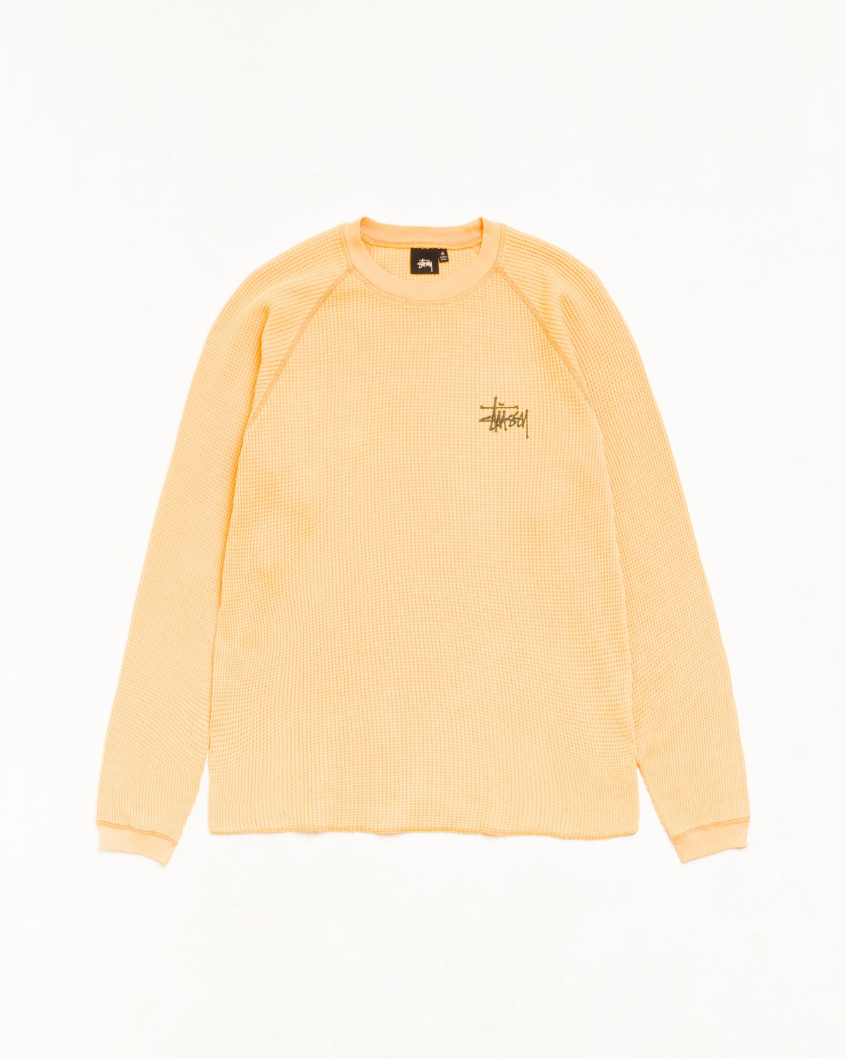 Basic Stüssy Thermal unisex raglan long sleeve in orange