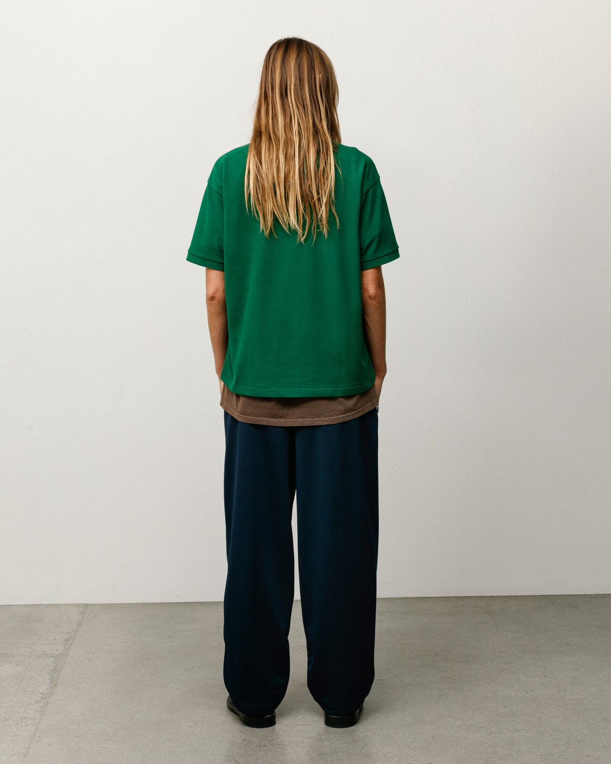 Classic Pique Polo polo in Pine green, cotton pique knit with rib collar and short sleeves, unisex fit.