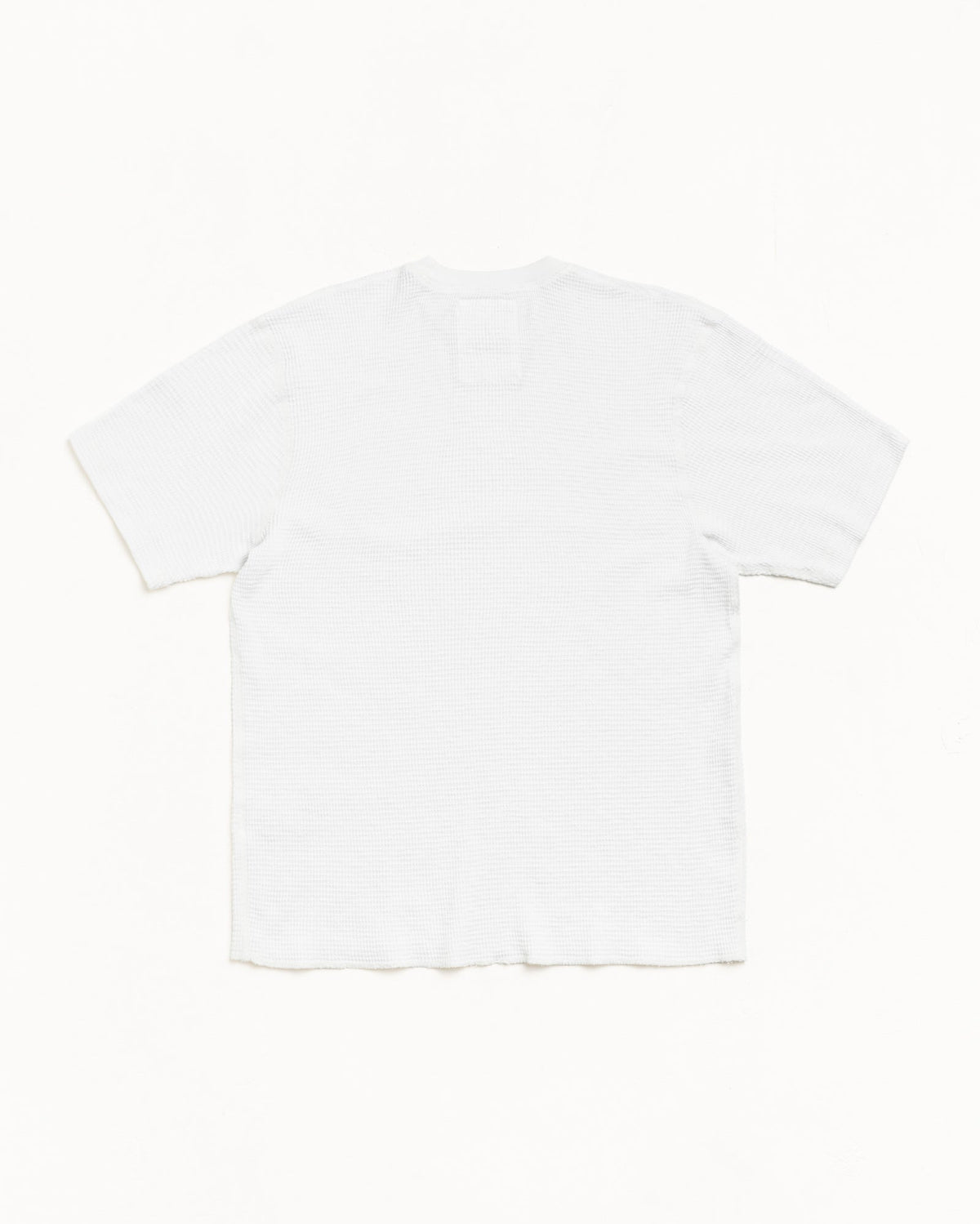 Pigment Dyed SS Thermal unisex short-sleeve tee in white