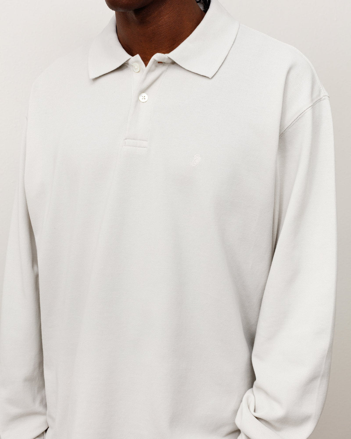 Ls Classic Pique Polo Unisex Short Sleeve In Bone
