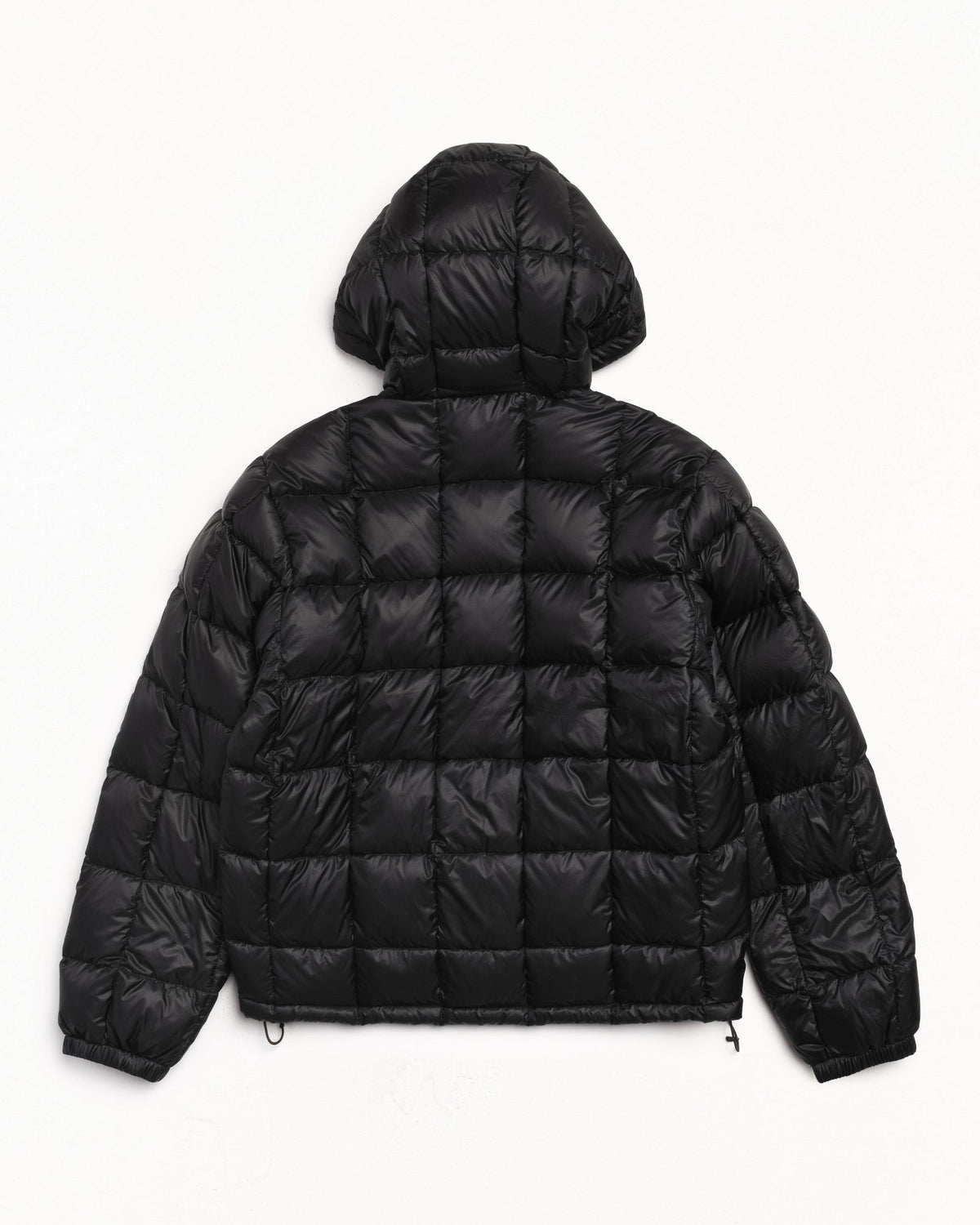 Midweight Hooded Puffer Unisex Long Sleeve In Black