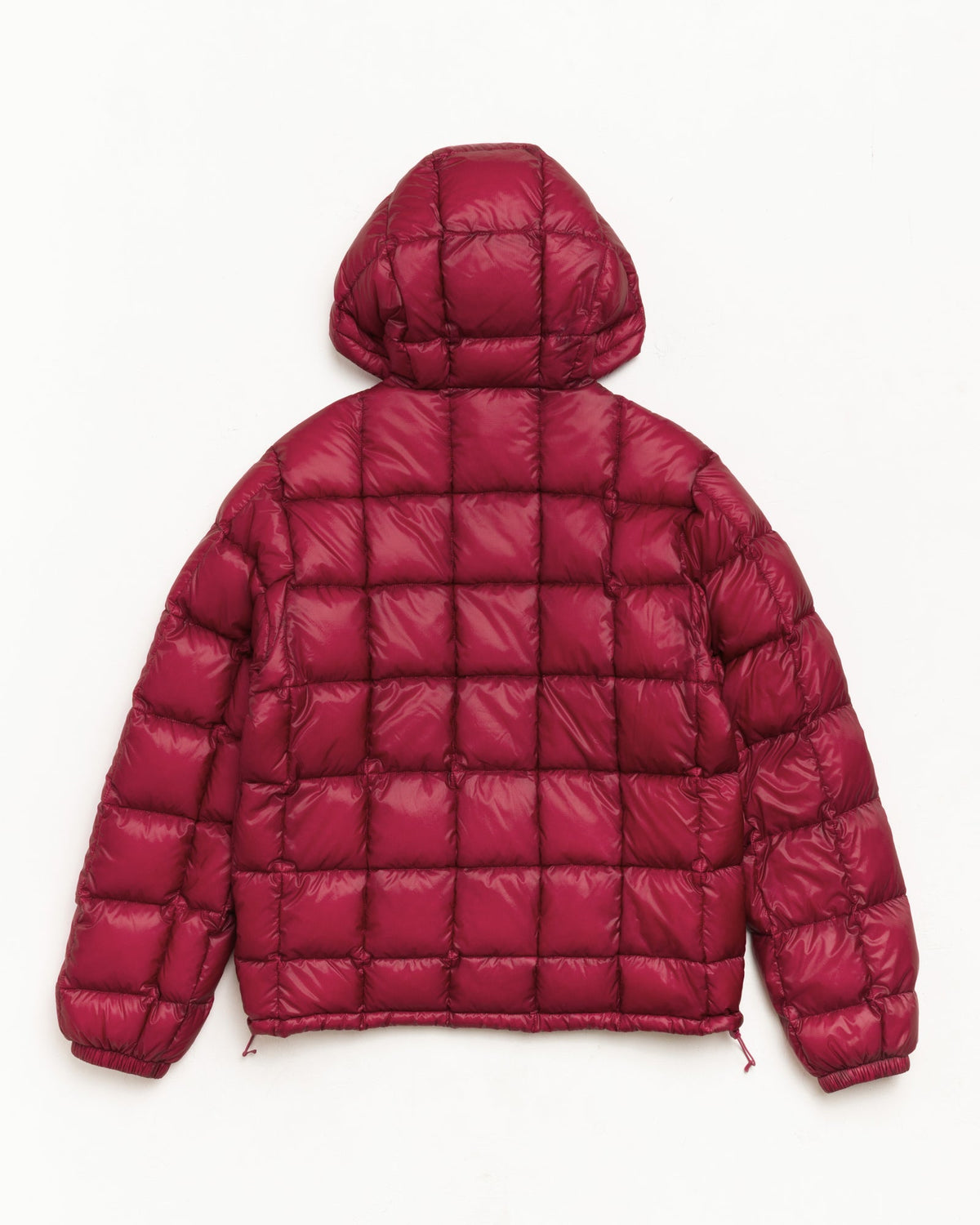 Midweight Hooded Puffer Unisex Long Sleeve In Fucshia