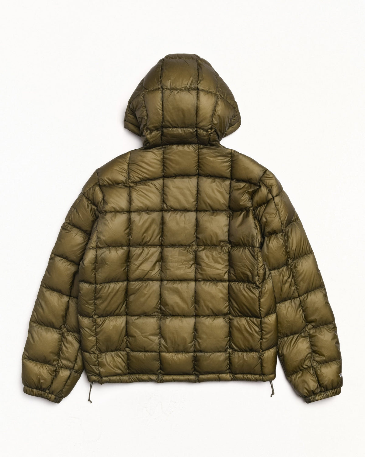 Midweight Hooded Puffer Unisex Long Sleeve In Olive