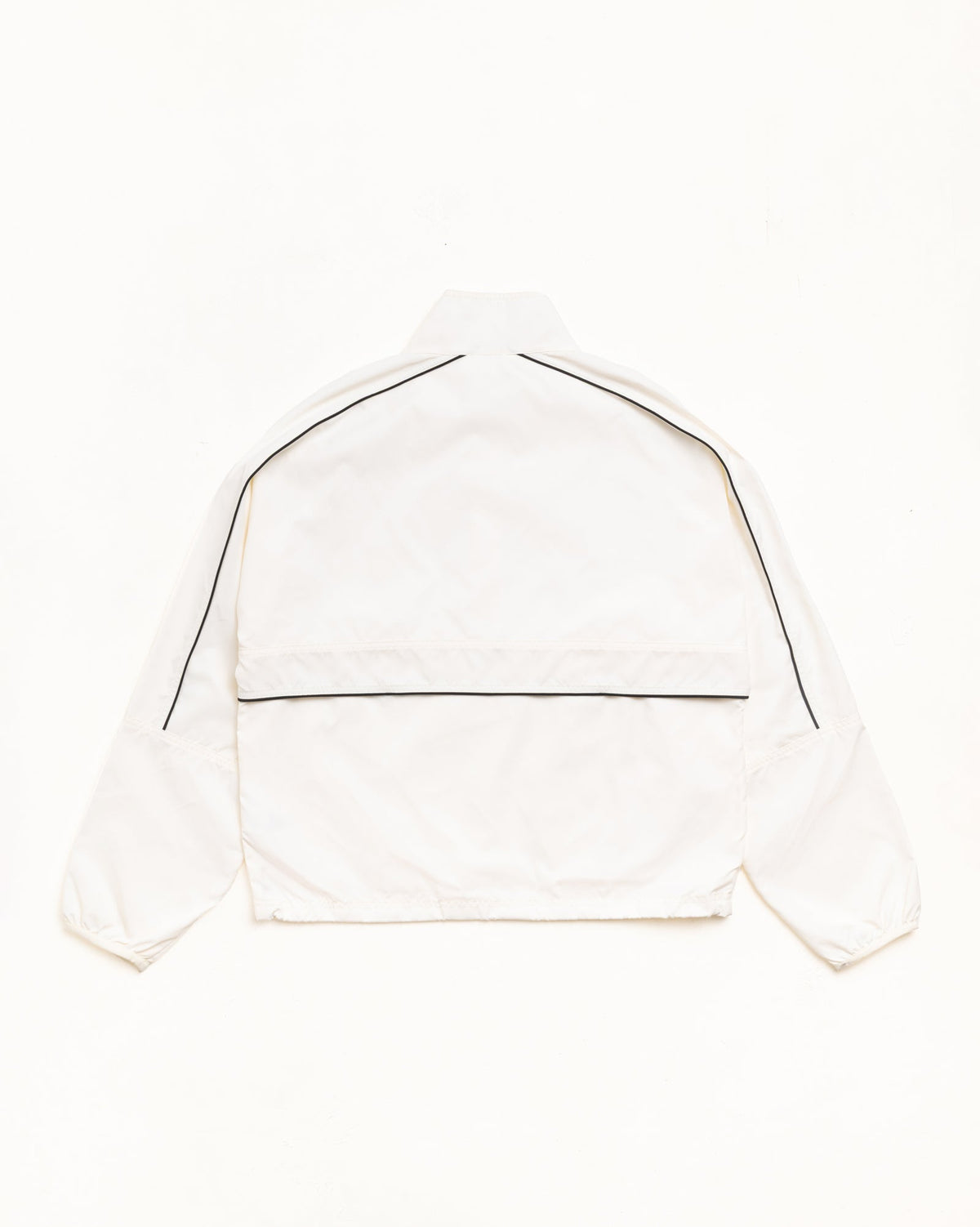 Lightweight Pullover Jacket Unisex Long Sleeve In White