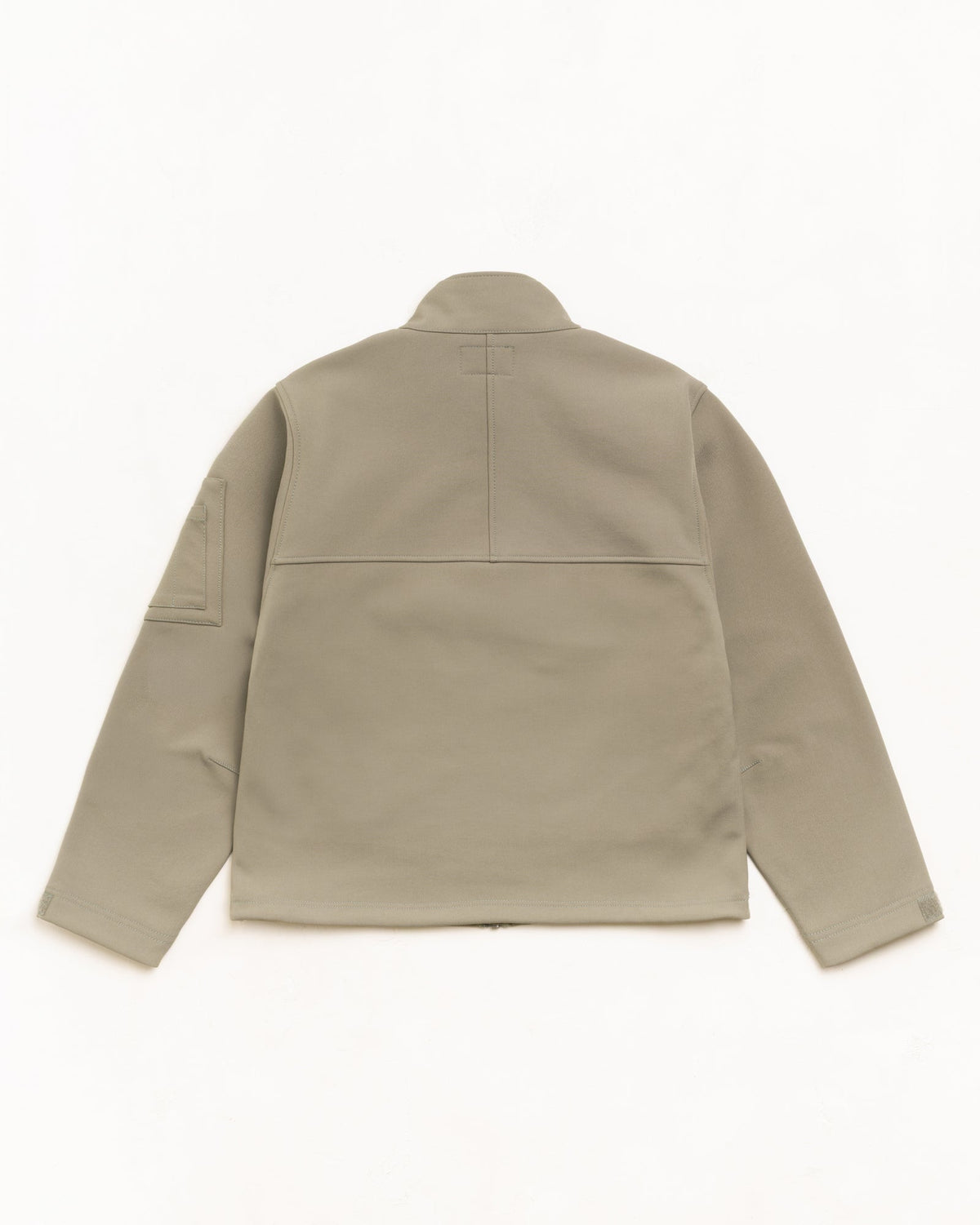 Soft Shell Jacket Unisex Long Sleeve In Moss Grey