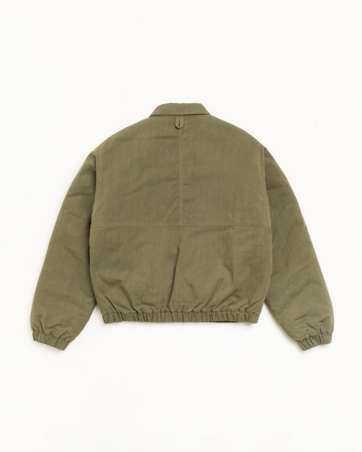 Nyco Collared Work Jacket Unisex Long Sleeve In Green