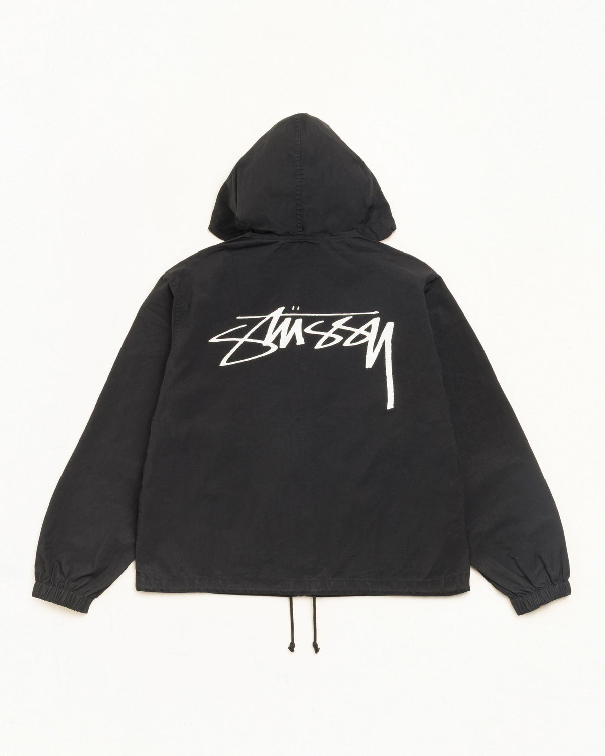 Waxed Cotton Beach Shell Jacket in the color Black