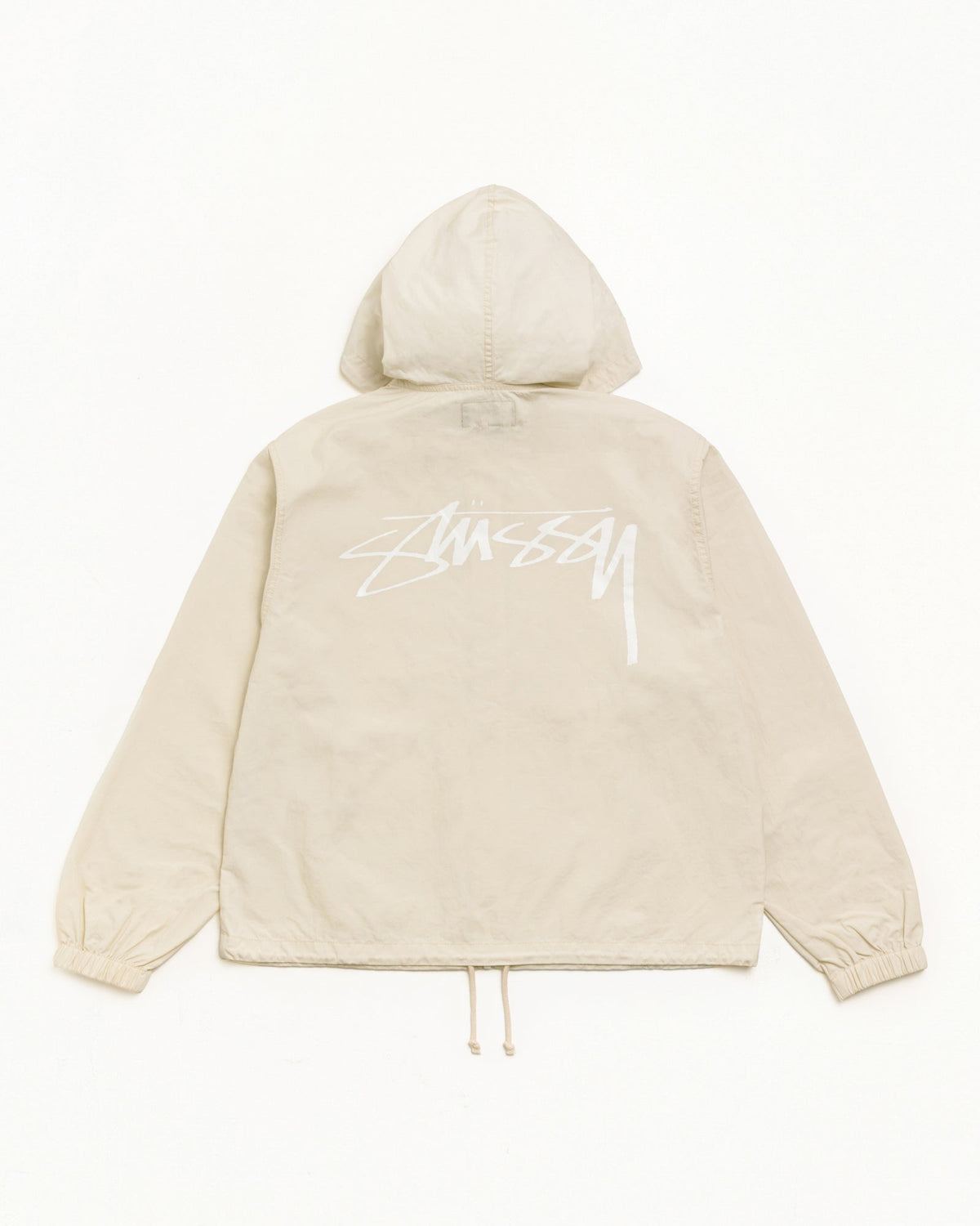 Waxed Cotton Beach Shell jacket in the color Stone