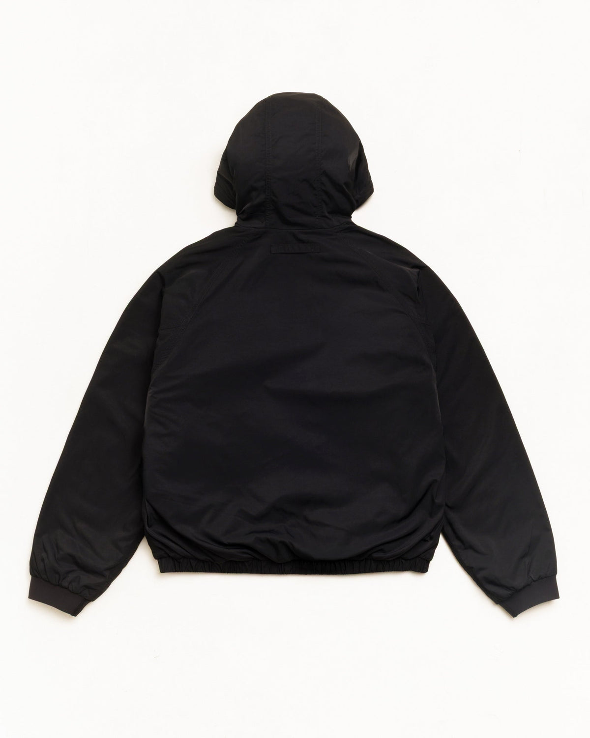 Coastline Hooded Jacket Unisex Long Sleeve In Black