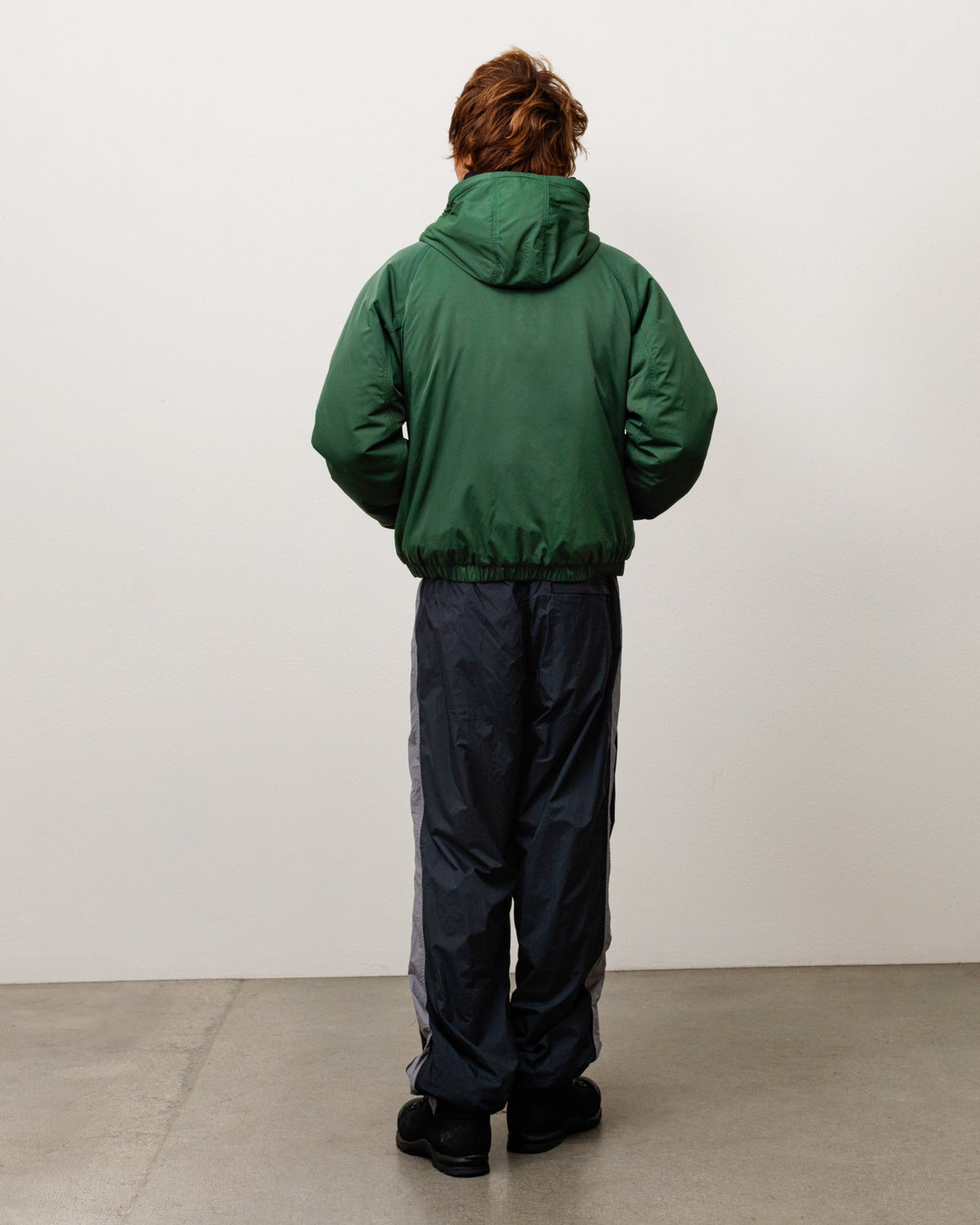 Coastline Hooded Jacket Unisex Long Sleeve In Forest