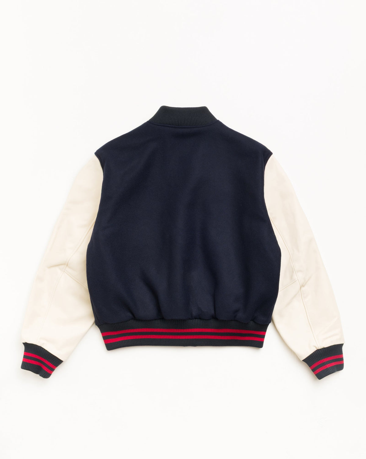 Wool Varsity Unisex Long Sleeve In Navy