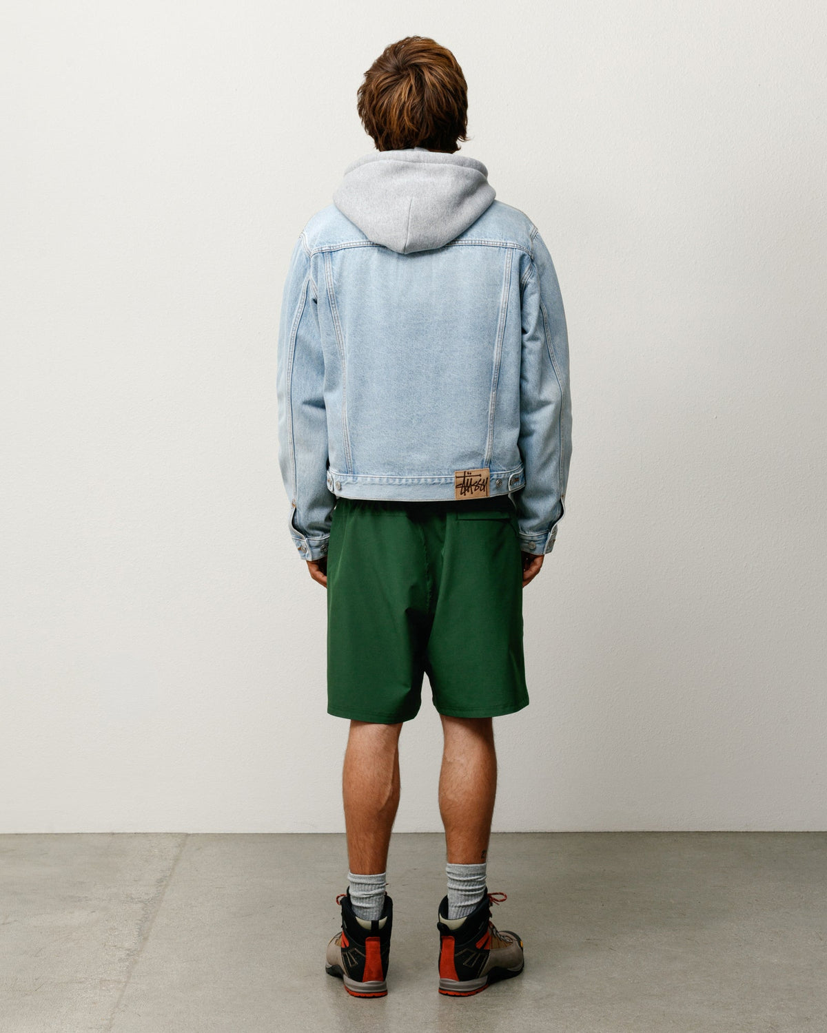 Denim Trucker Jacket outerwear in Light Wash Indigo