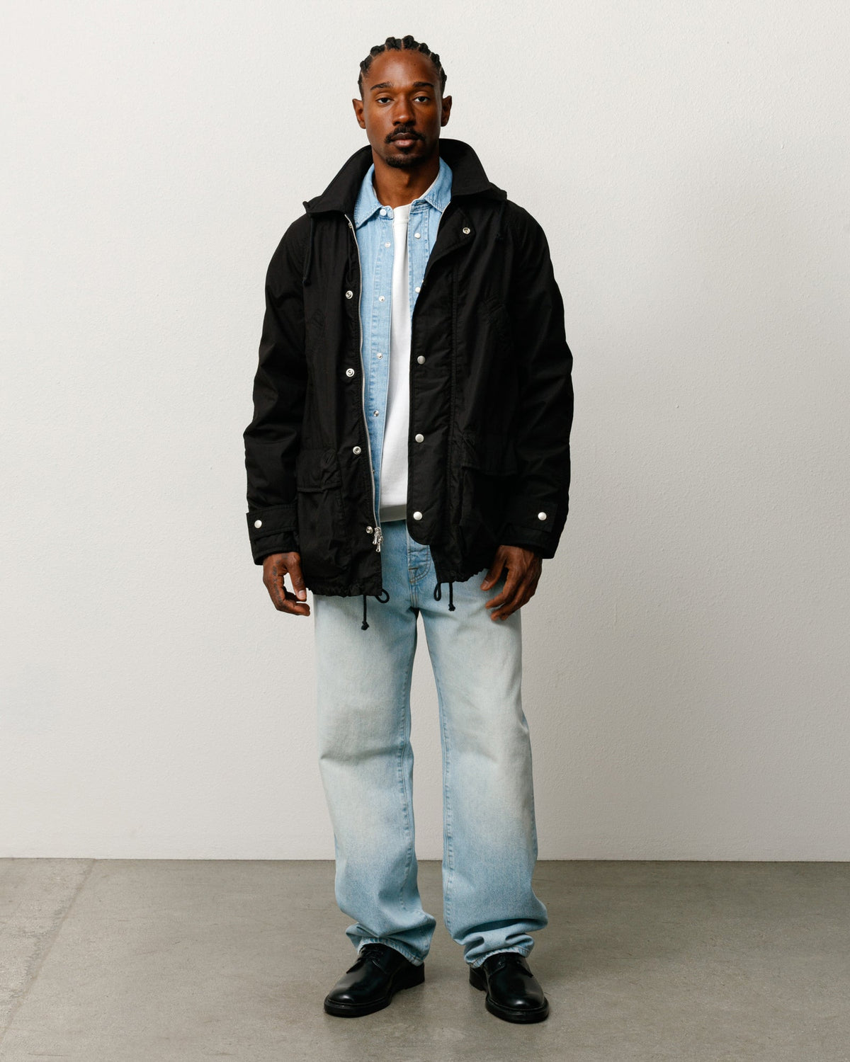 LIGHTWEIGHT FIELD PARKA Outerwear in Black