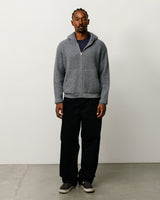 Raw Black Contrast Stitch