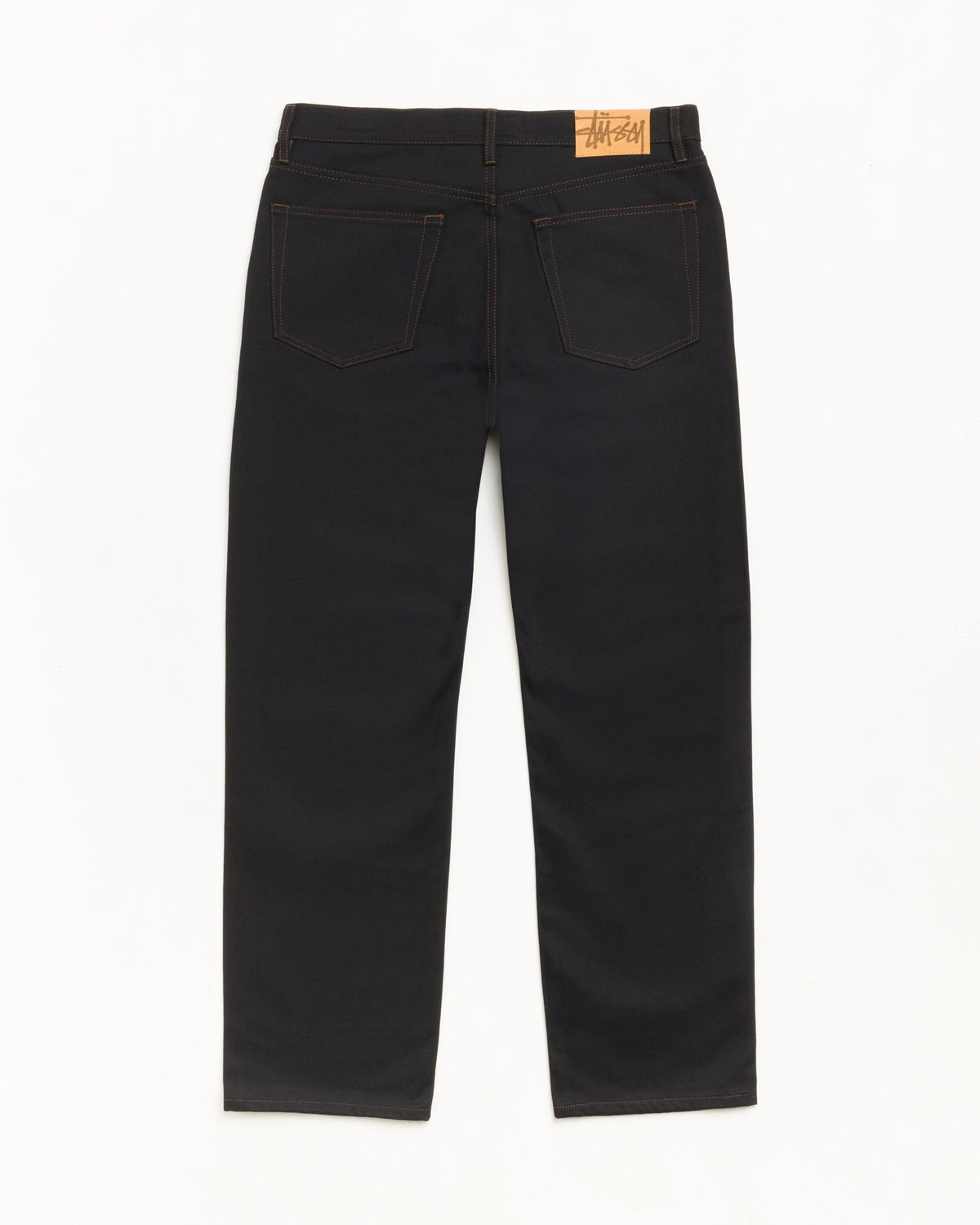 New Classic Jean Denim in Raw Black Contrast Stitch