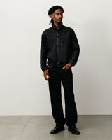 Raw Black Contrast Stitch