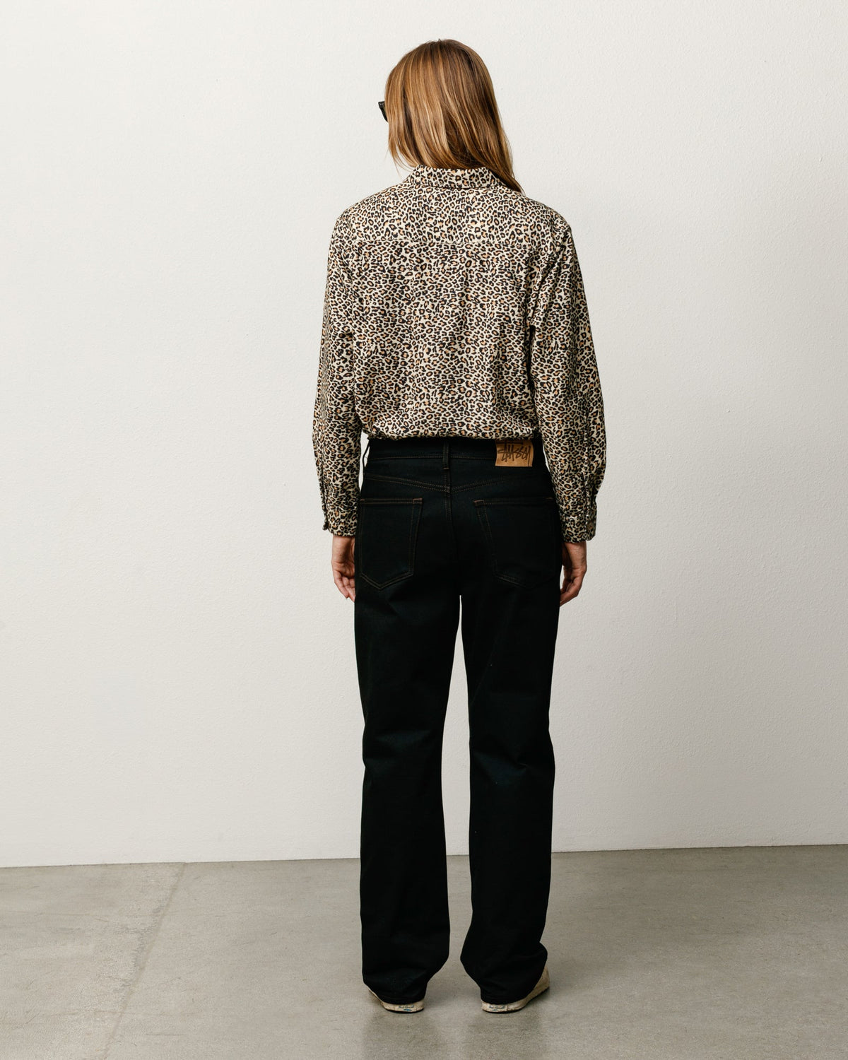 New Classic Jean Denim pants in Raw Black Contrast Stitch