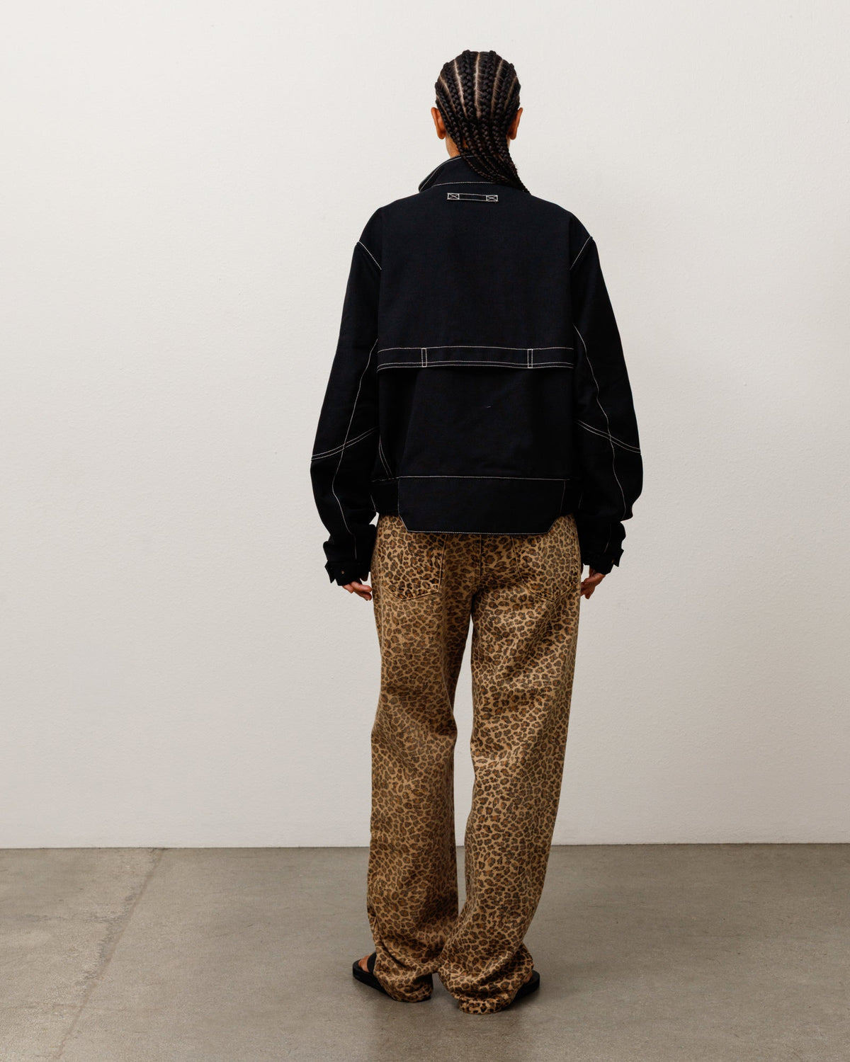 New Classic Jeans Denim Vtg Unisex Regular In Leopard