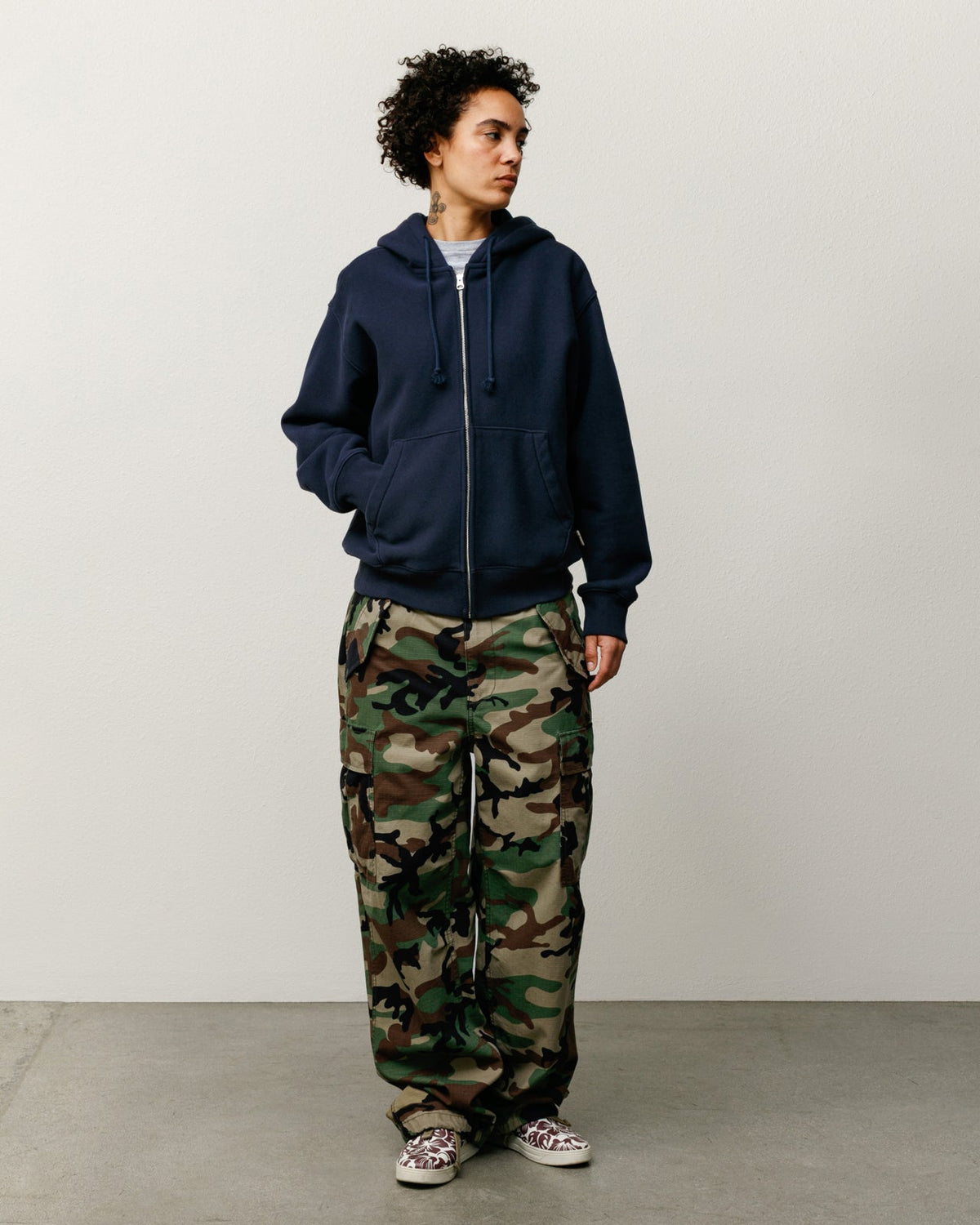 Cargo Pant Mens Regular In Woodland Camo