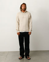 Raw Black Contrast Stitch