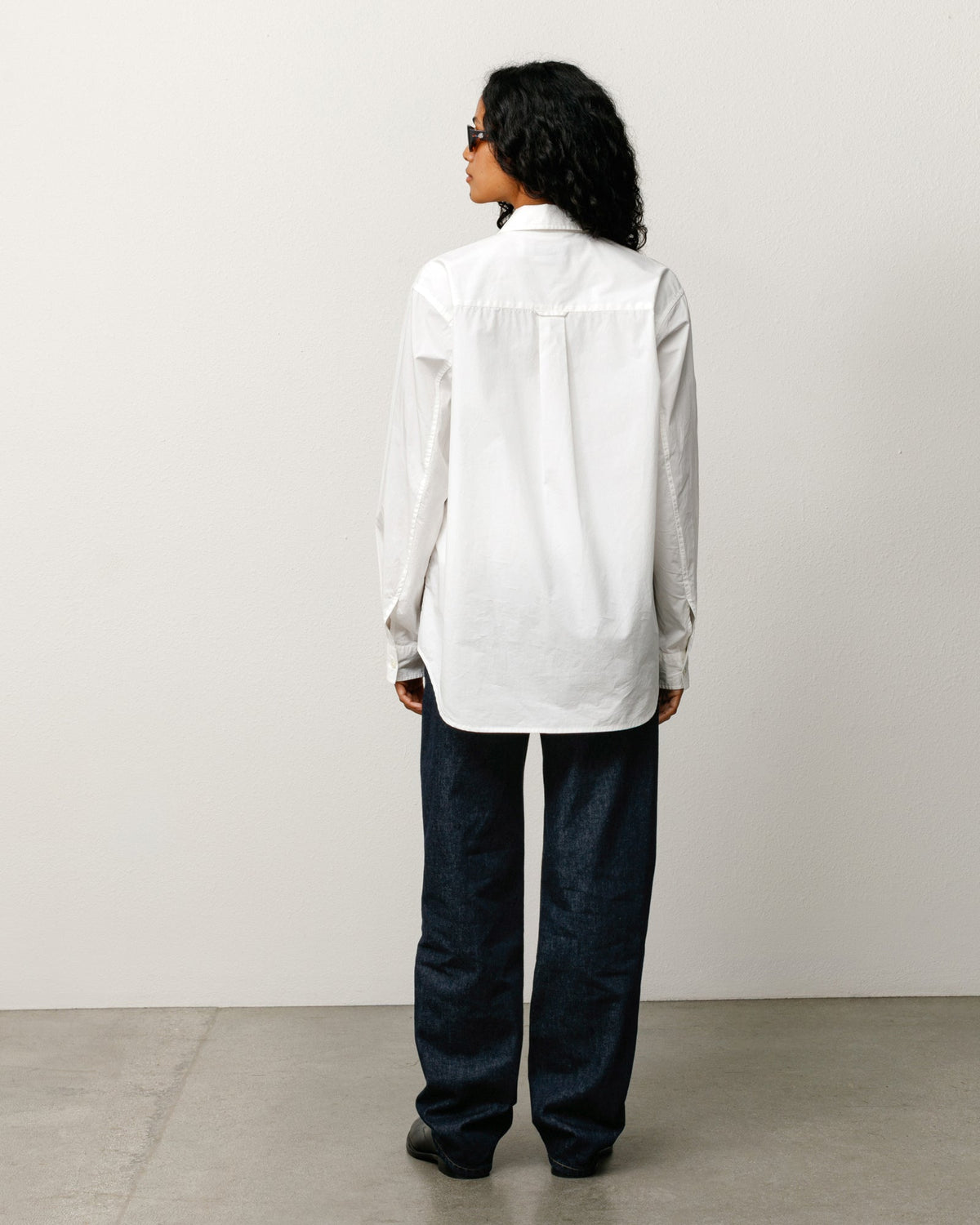 SLIM JEAN DENIM jeans in Rinsed Indigo, slim fit unisex denim.