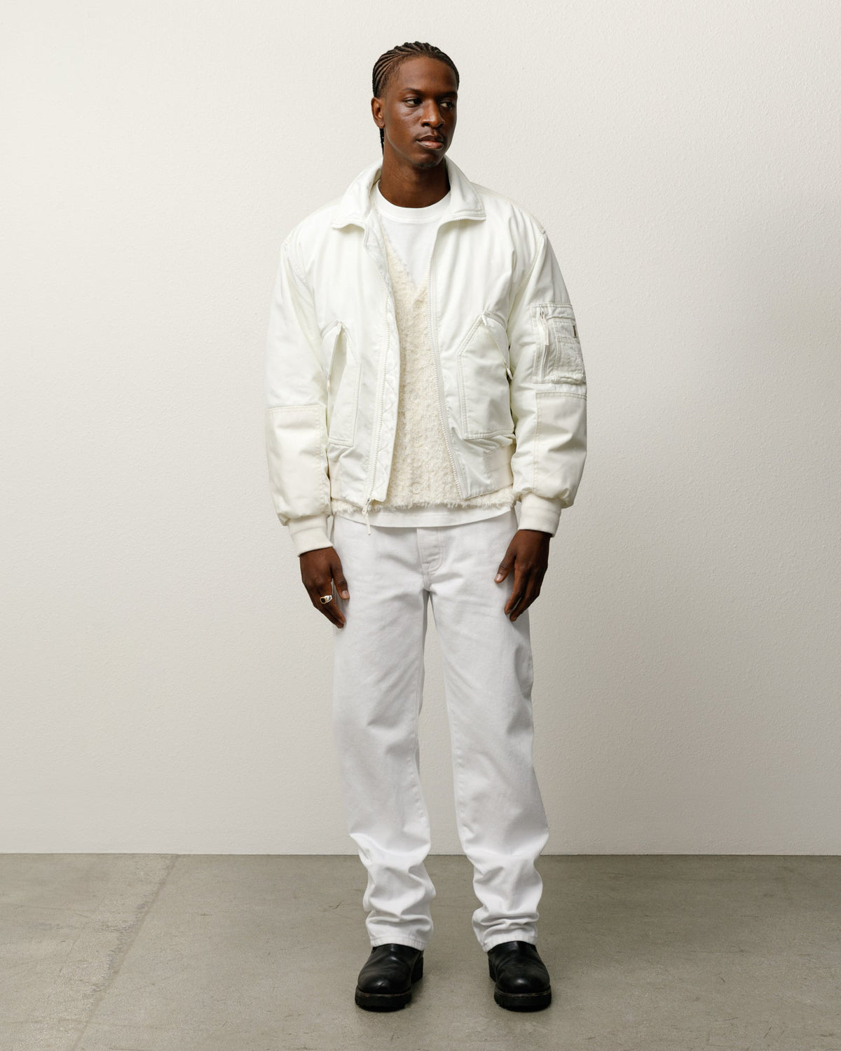 New Slim Jean Denim Mens Regular In White