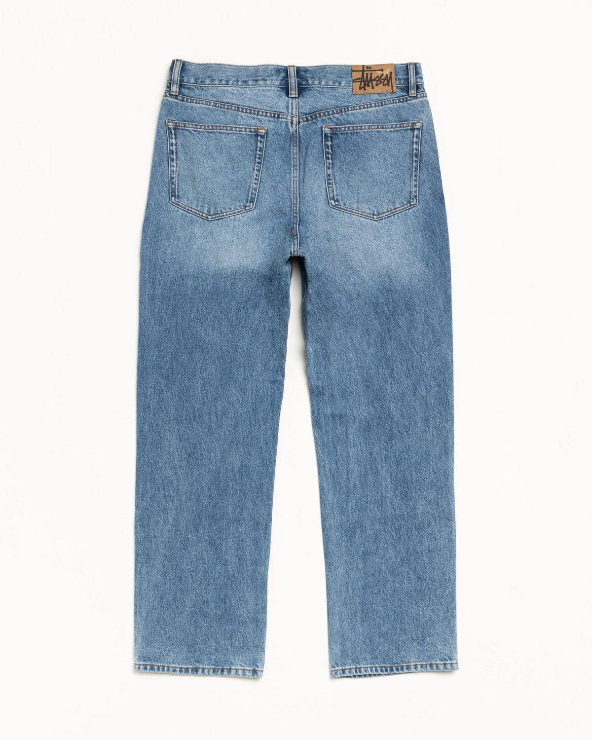 New Classic Jean Denim Mens Regular In Indigo Stone Wash