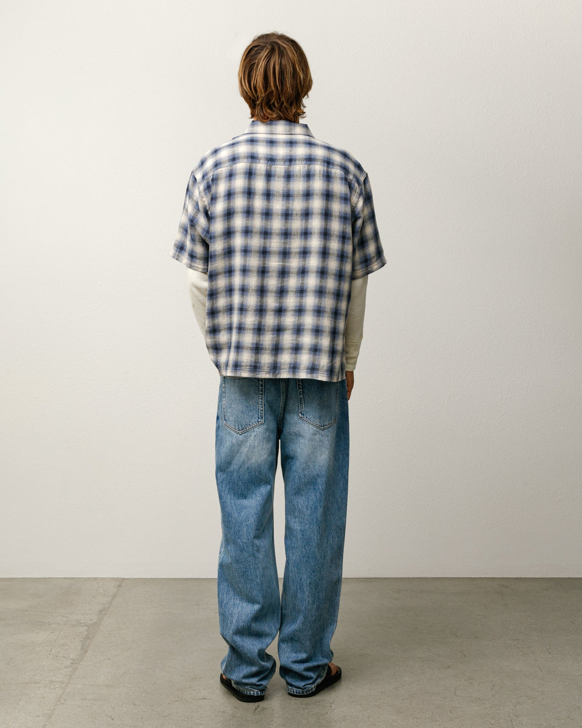 New Classic Jean Denim Mens Regular In Indigo Stone Wash