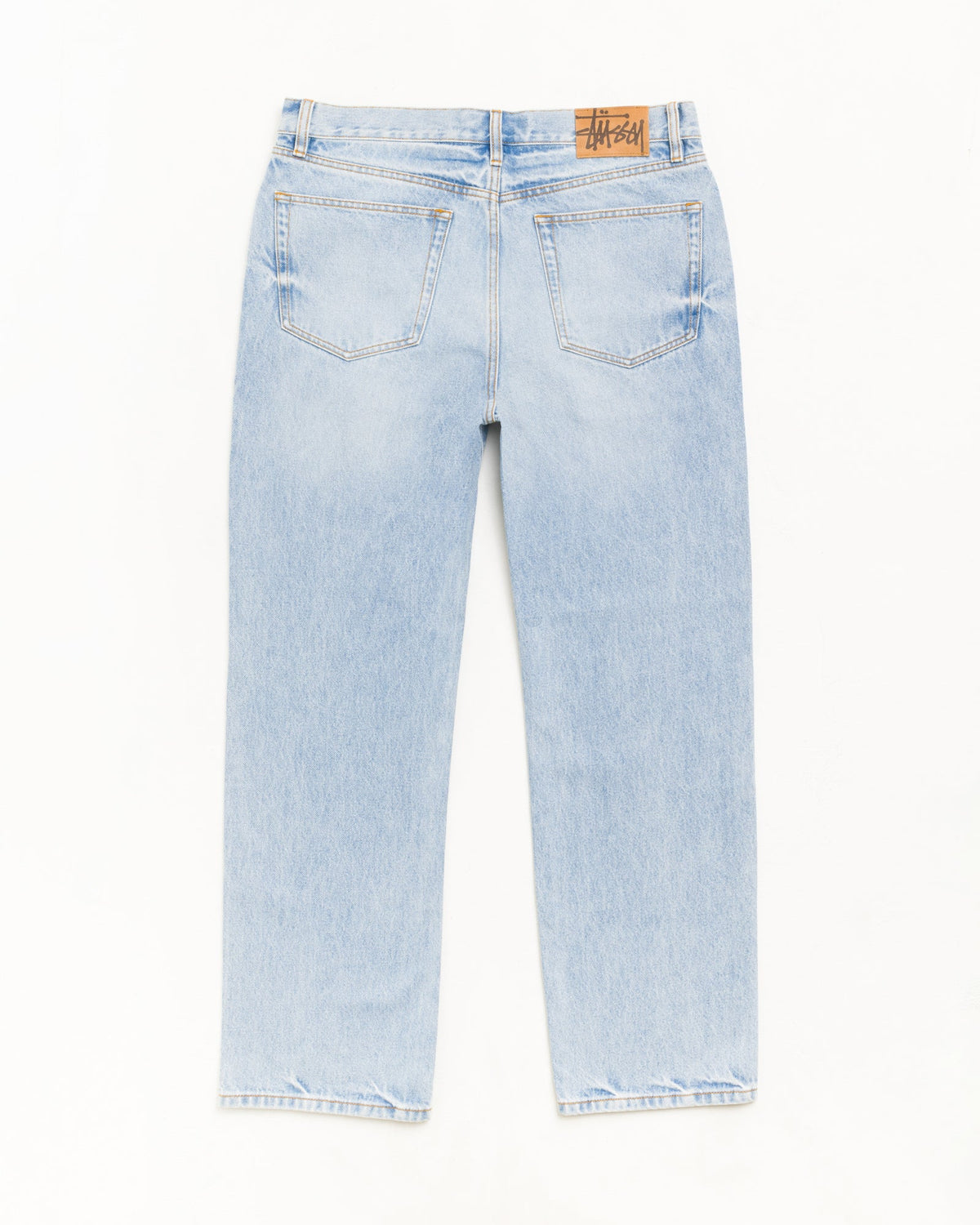 New Classic Jean denim in Light Wash Indigo, unisex straight-leg back view