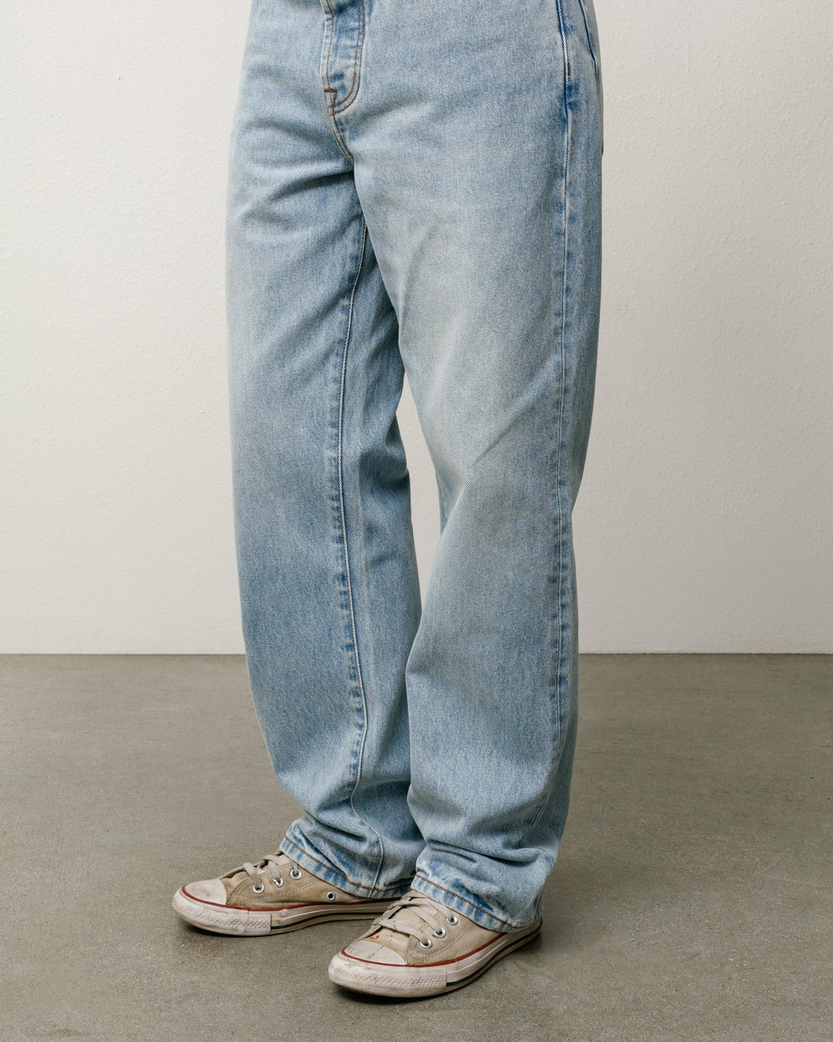 New Classic Jean Denim in Light Wash Indigo, classic straight unisex denim jeans