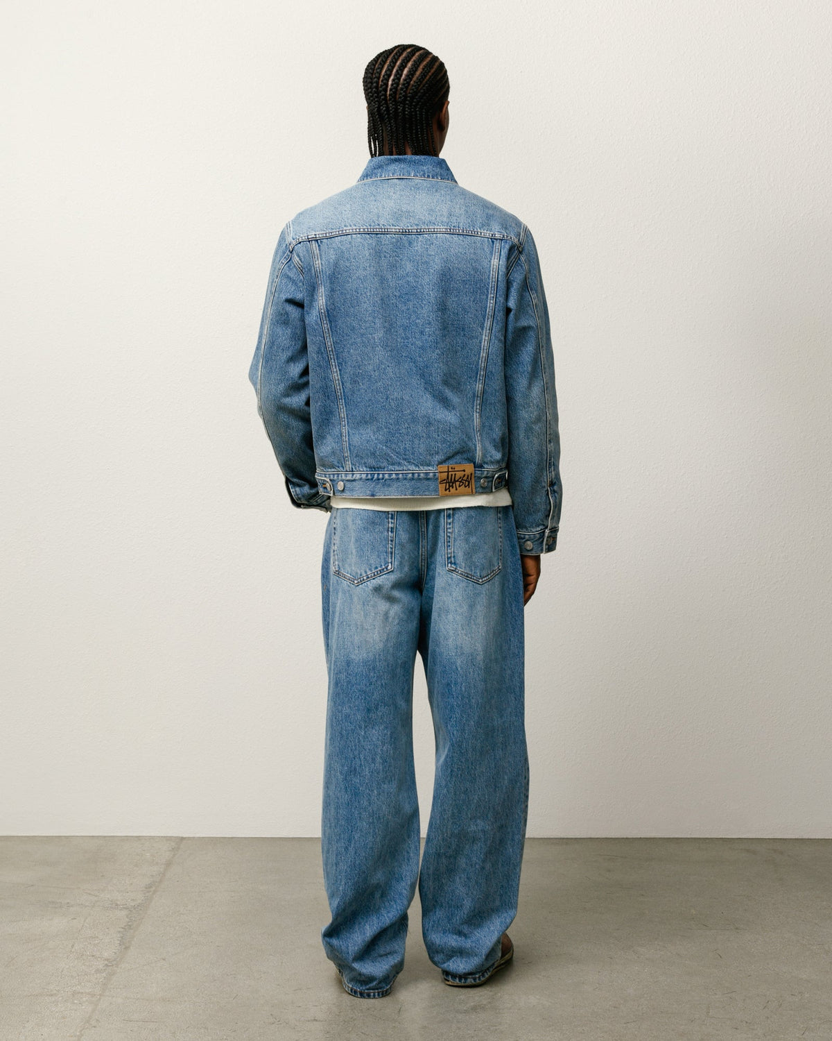 Big Ol Jean Denim Mens Regular In Indigo Stone Wash