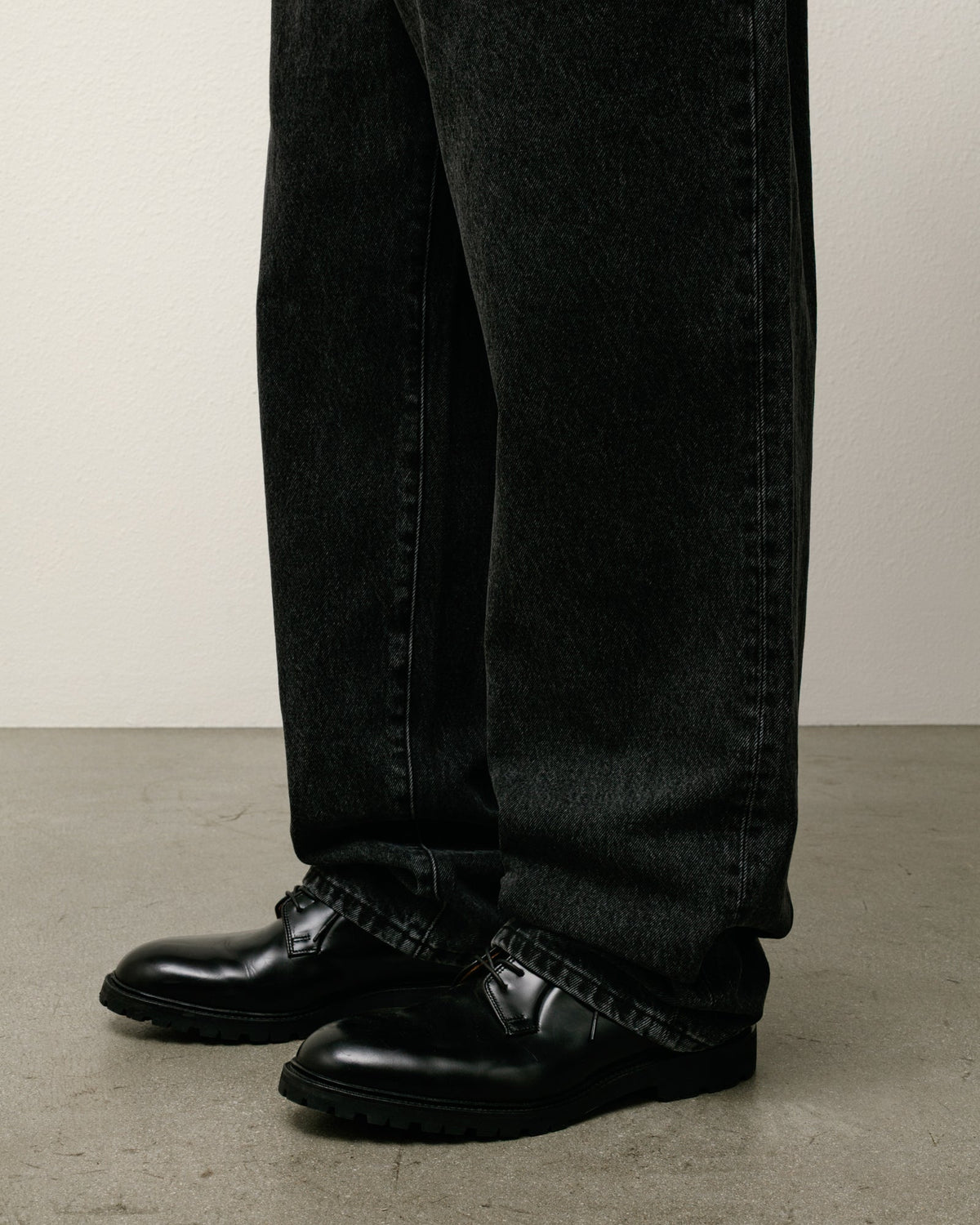 Big Ol Jean Denim Mens Regular In Vintage Black