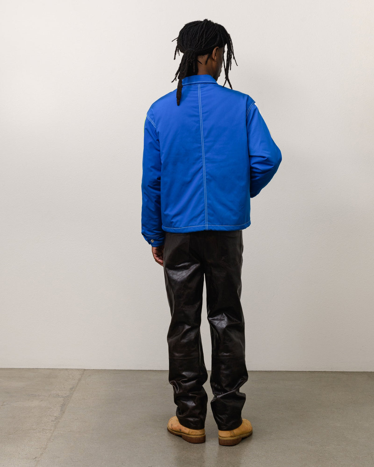New Classic Jeans Leather Unisex In Dark Brown
