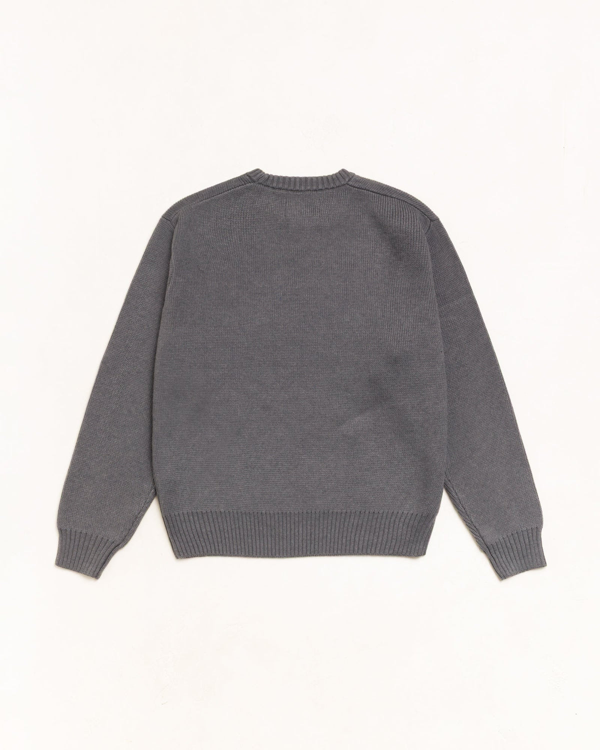Striped Hibiscus Sweater Unisex Long Sleeve In Grey