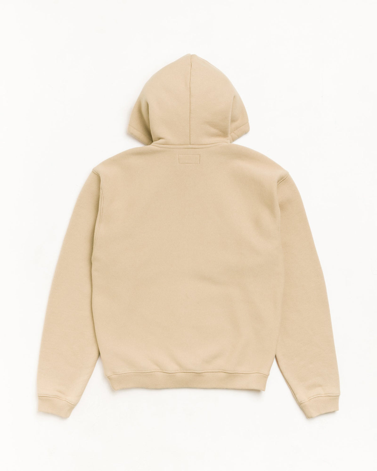 Stüssy Sport Zip Hoodie, unisex long-sleeve fleece in Tan