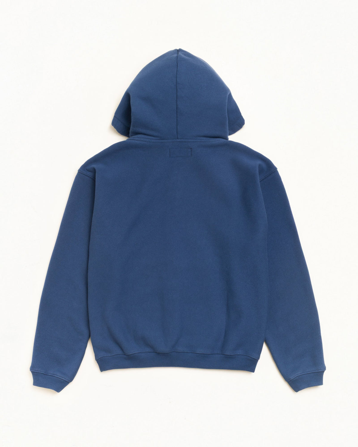 Varsity Zip Hood Unisex Long Sleeve In Navy